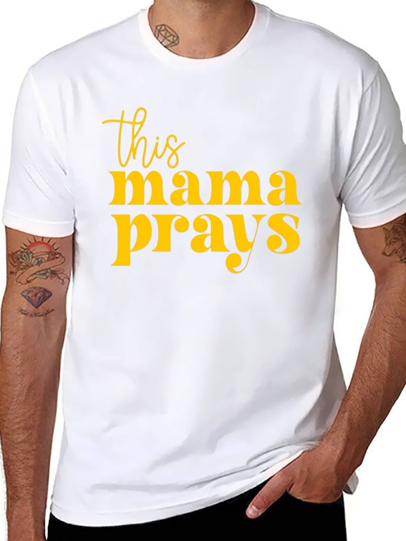 This Mama Prays Graphic T-Shirt