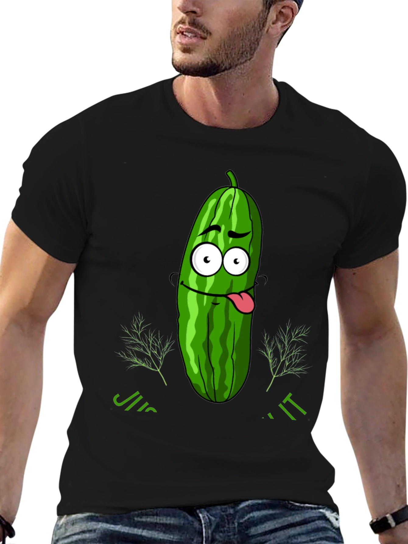 Pickle Rick Graphic T-Shirt - Funny Cartoon Tee