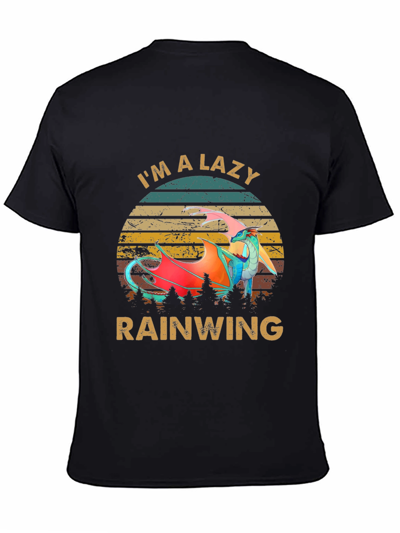 Lazy Rainwing Graphic Tee - Dragon Lover Shirt