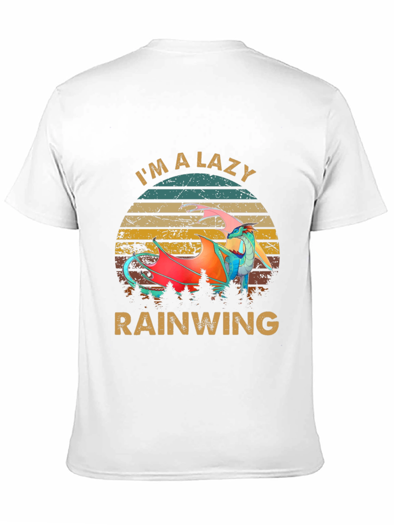 Lazy Rainwing Graphic Tee - Dragon Lover Shirt