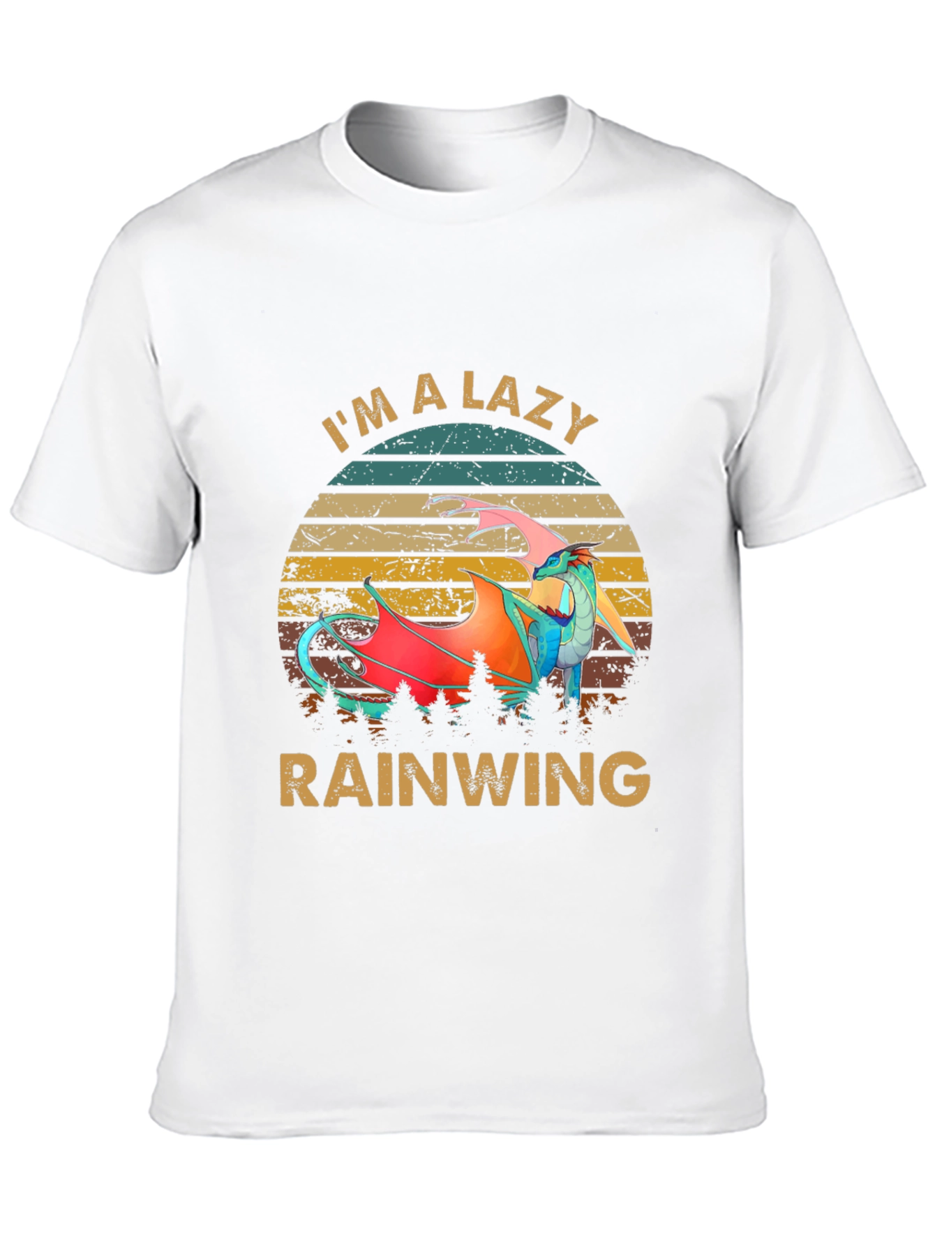 Lazy Rainwing Graphic Tee - Dragon Lover Shirt