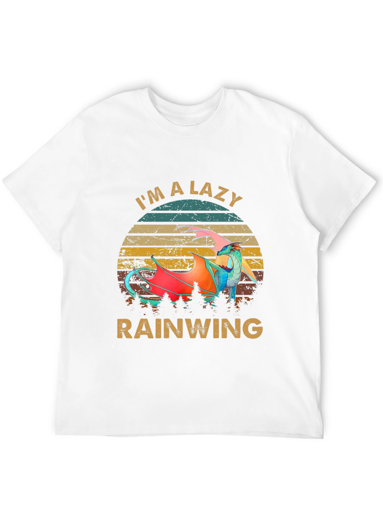 Lazy Rainwing Graphic Tee - Dragon Lover Shirt