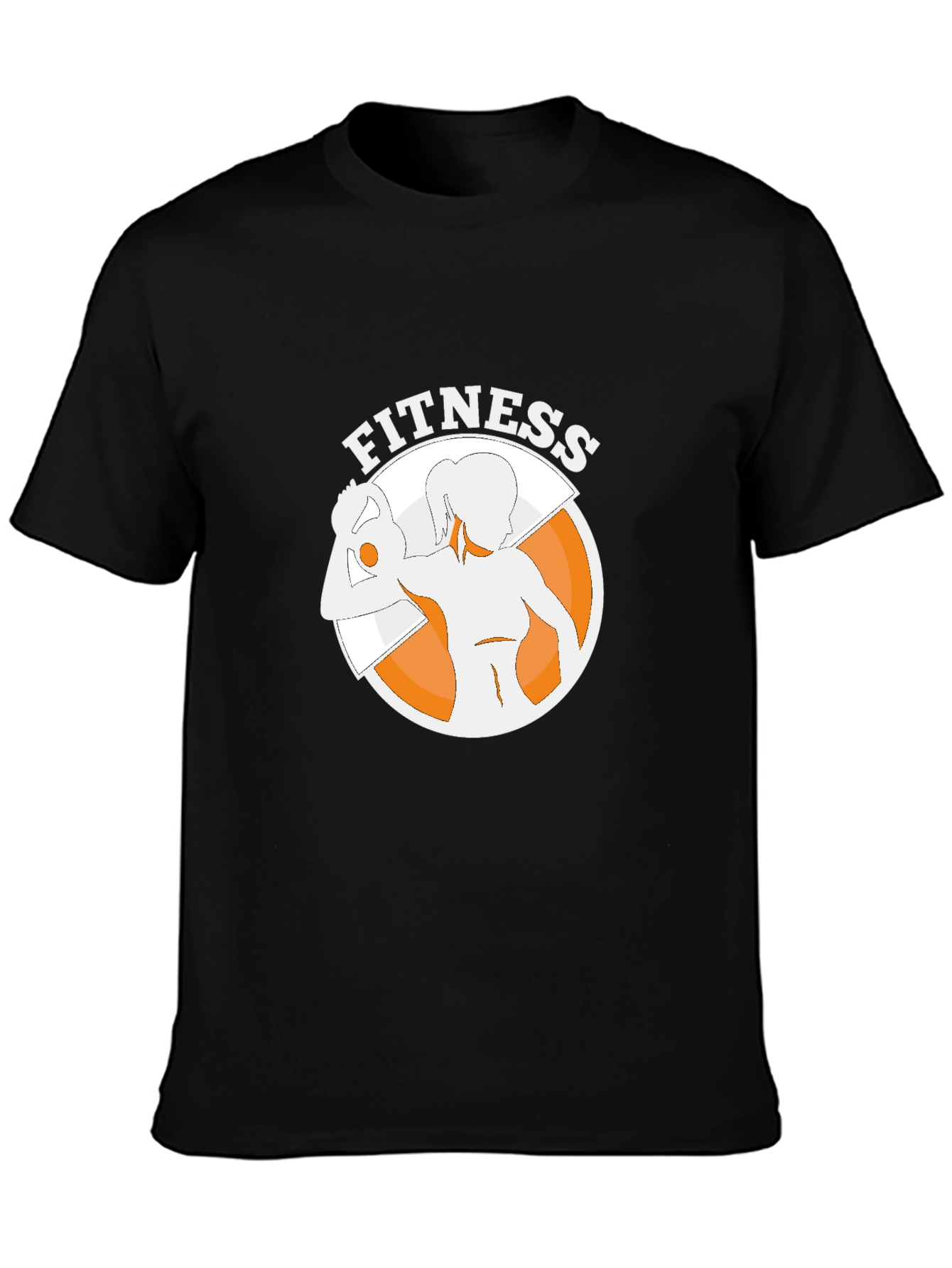Fitness Graphic Tee - Black