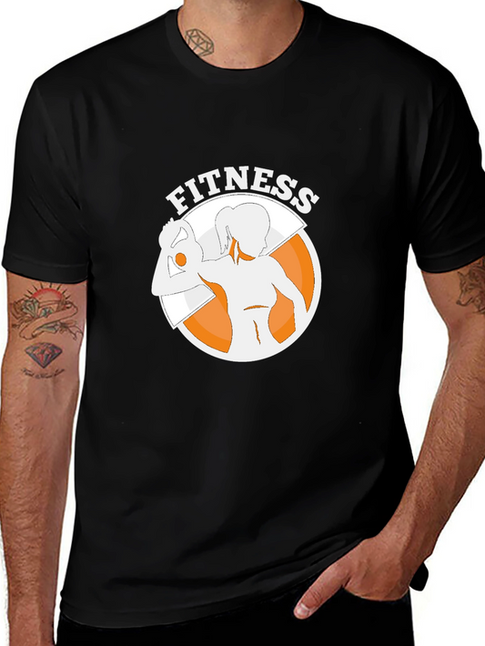 Fitness Graphic Tee - Black