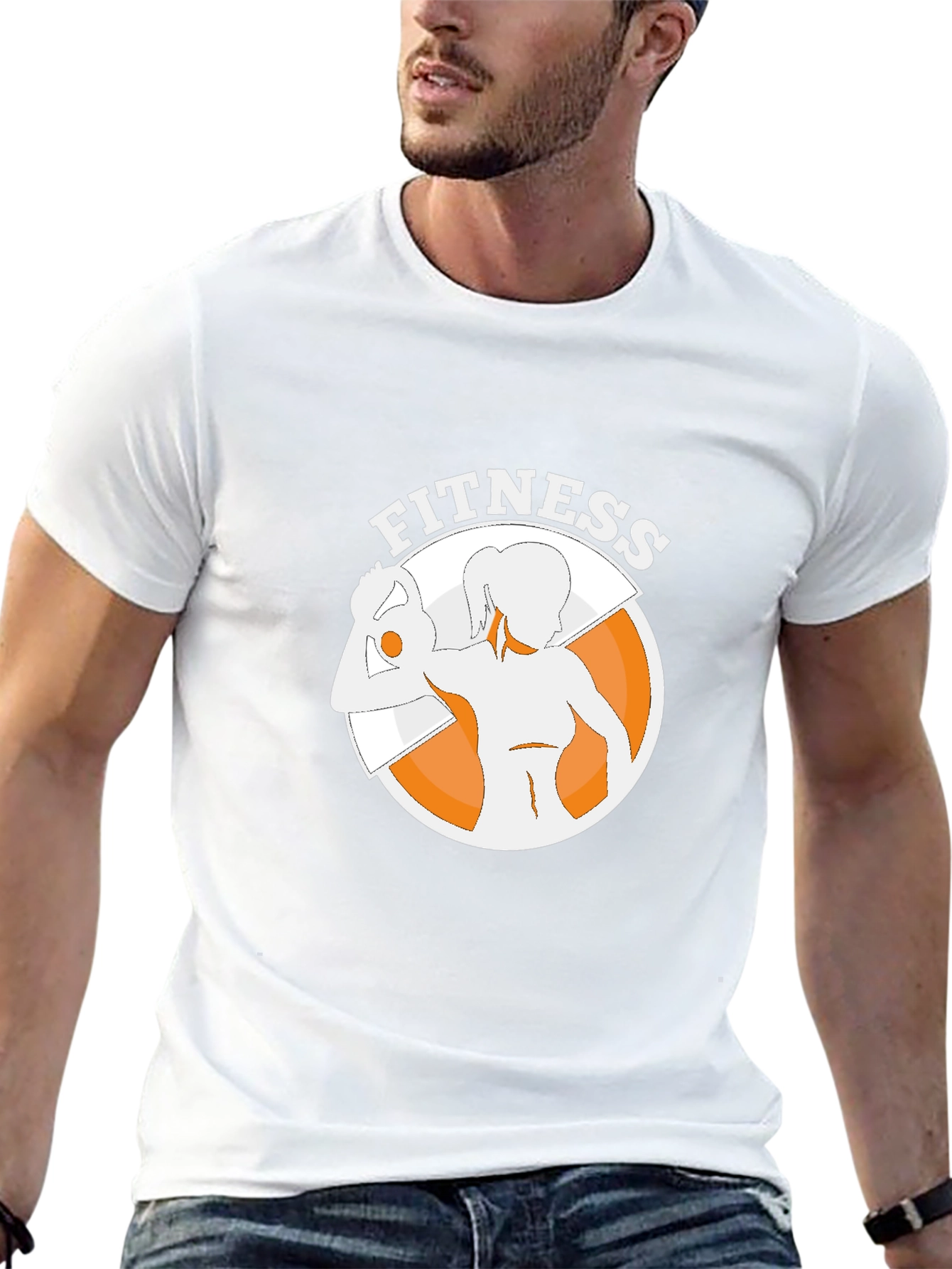 Fitness Graphic Tee - Black