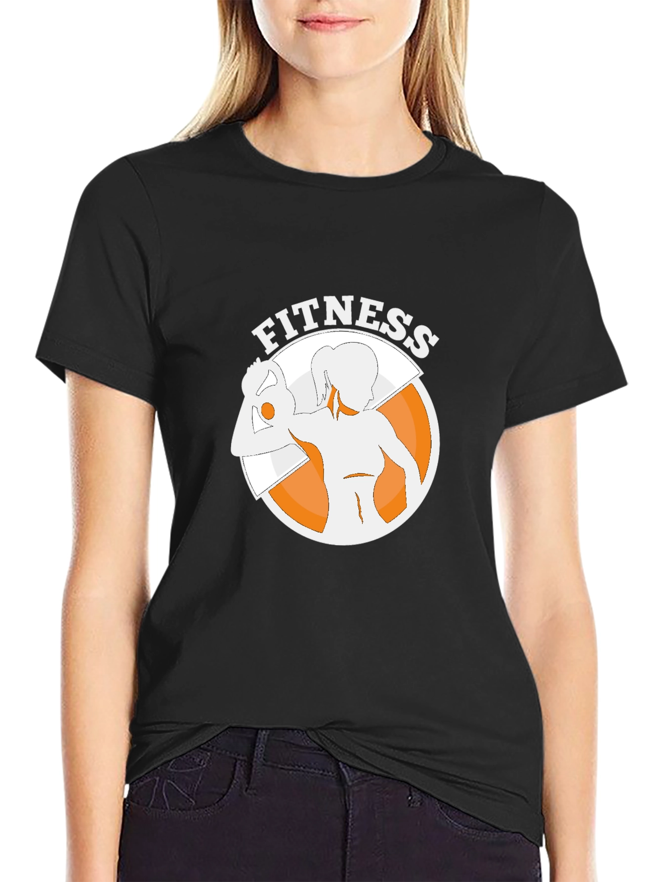 Fitness Graphic Tee - Black