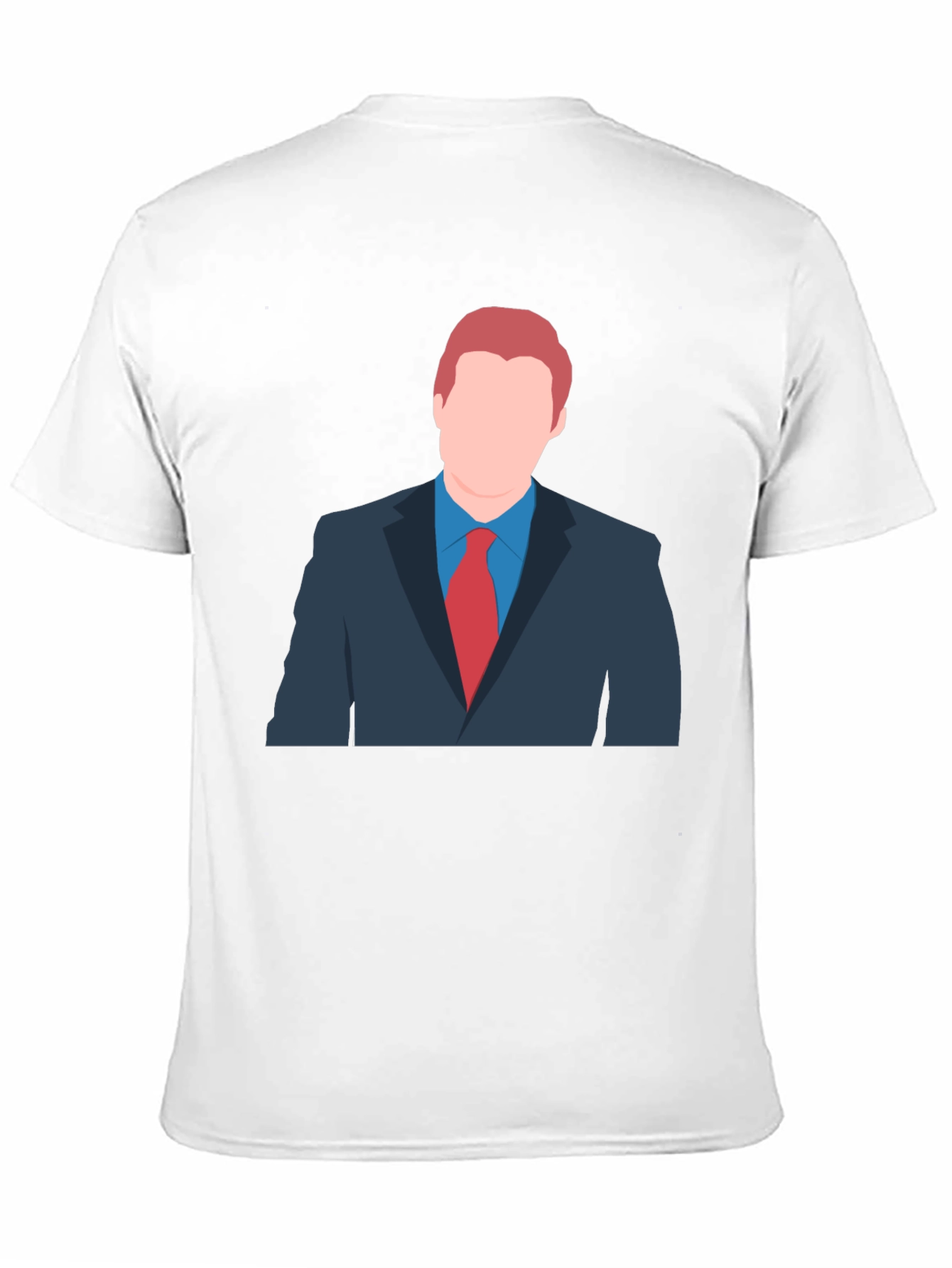 Cartoon Style Suit T-Shirt - Unique Graphic Tee