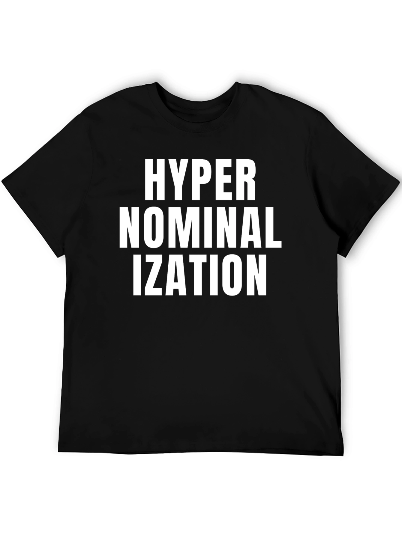 Hypernominalization Graphic Tee - Black Unisex T-Shirt