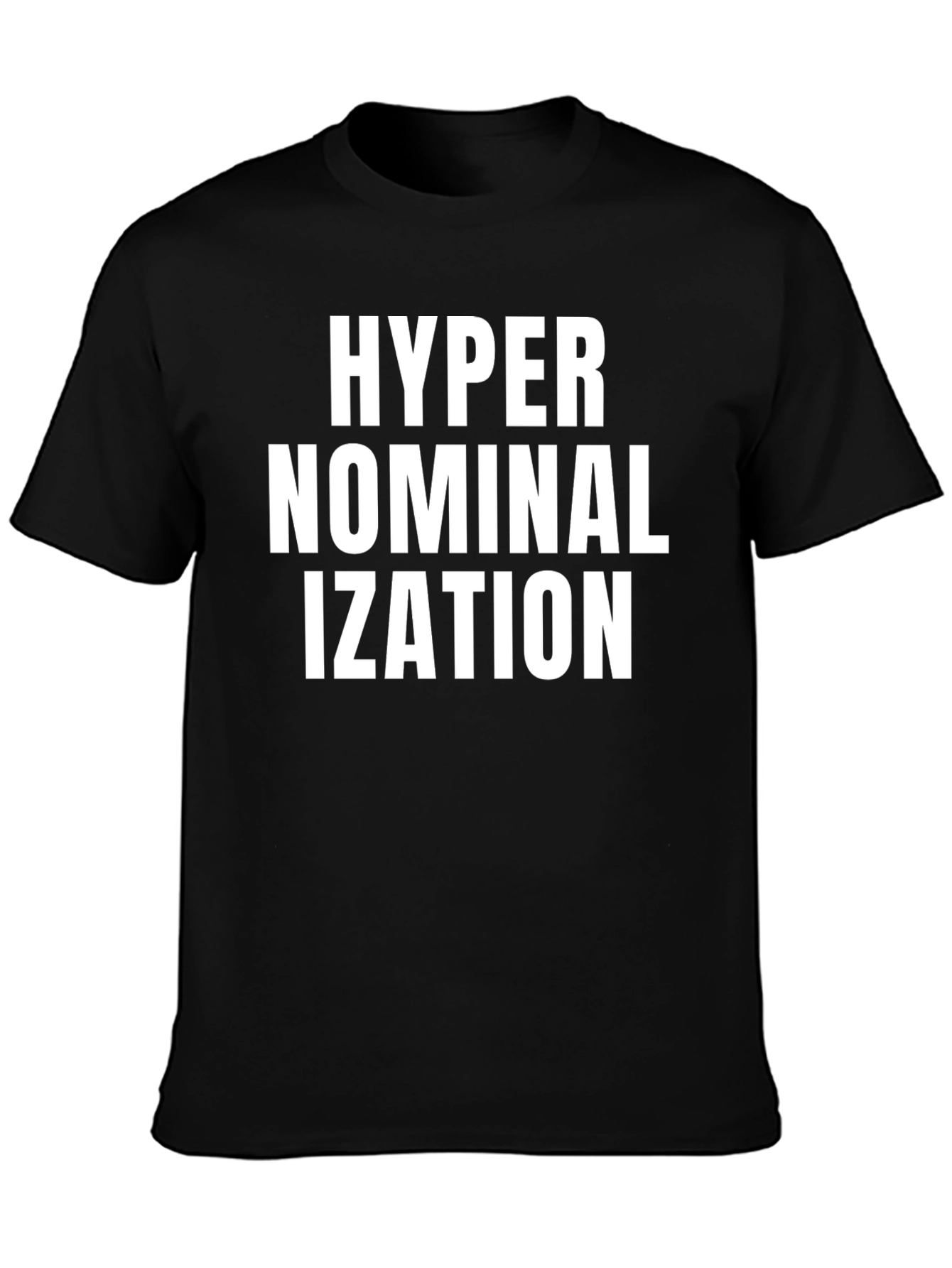 Hypernominalization Graphic Tee - Black Unisex T-Shirt