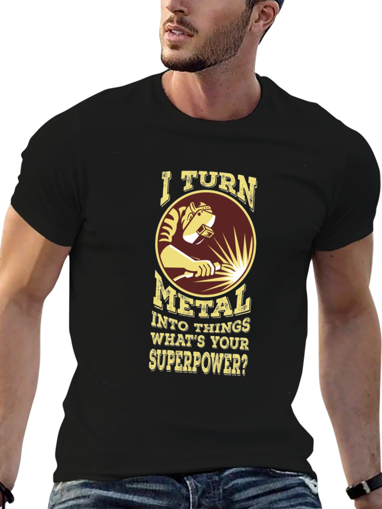 Welder Superpower T-Shirt - Metal Worker Tee