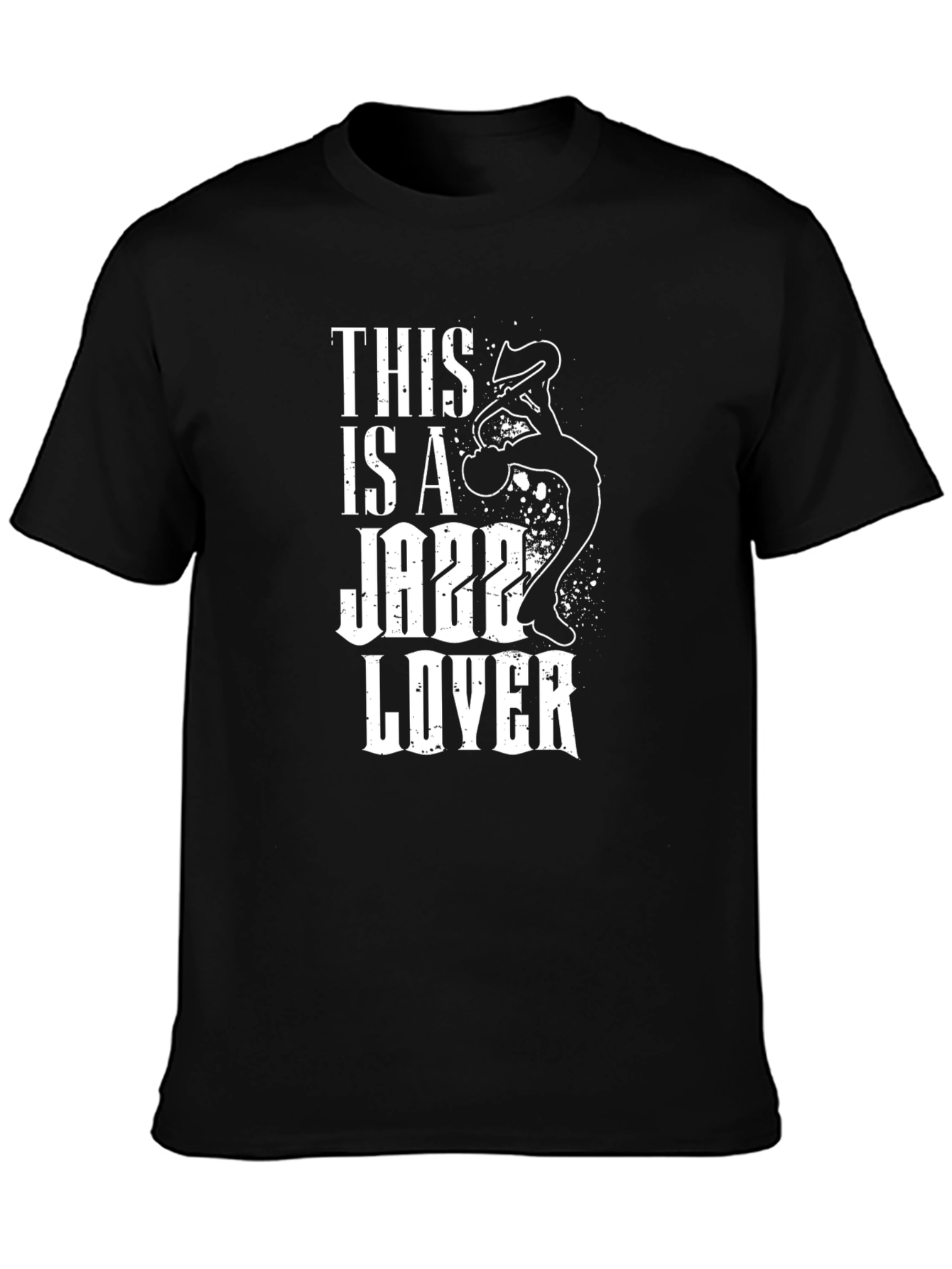 Jazz Lover Black Graphic T-Shirt