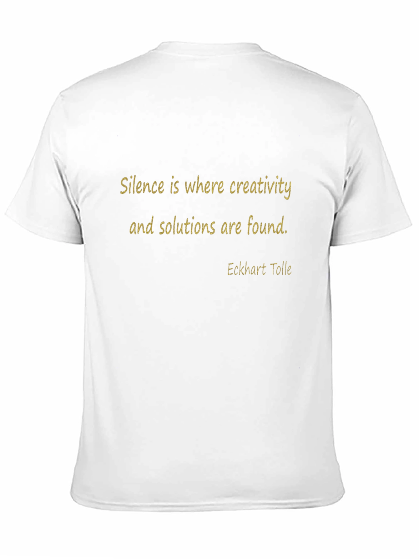Inspirational Quote T-Shirt - Silence Creativity