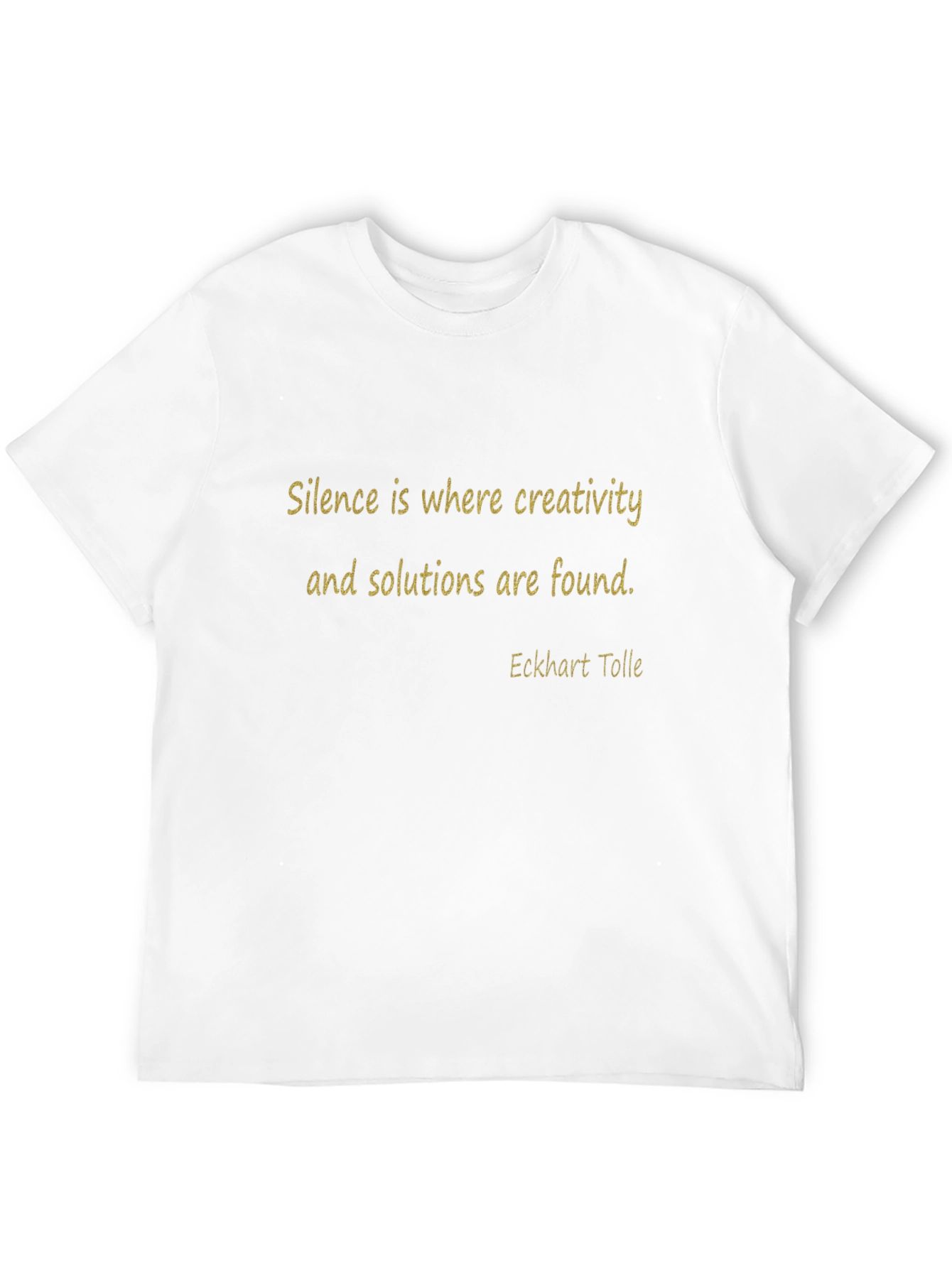 Inspirational Quote T-Shirt - Silence Creativity