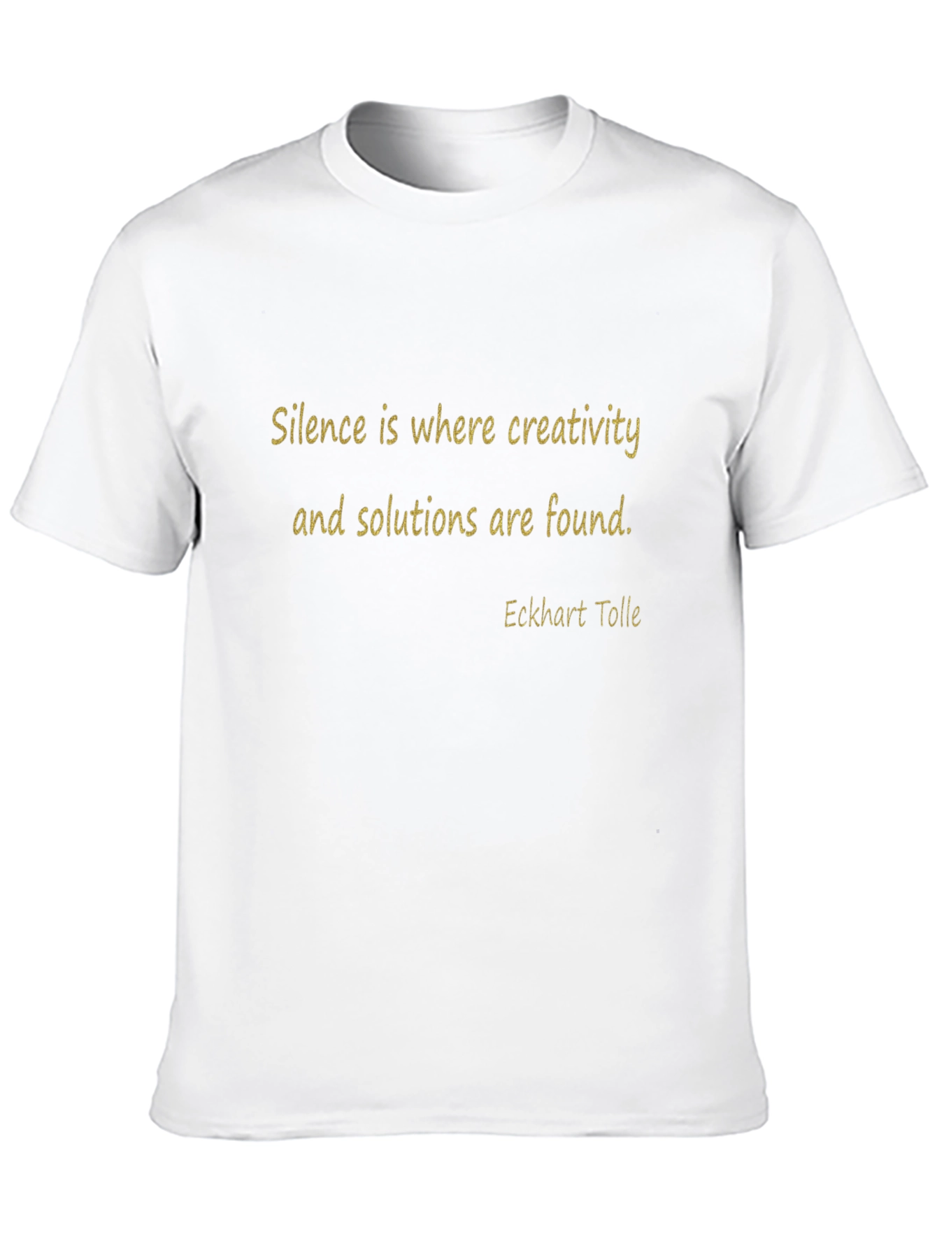 Inspirational Quote T-Shirt - Silence Creativity