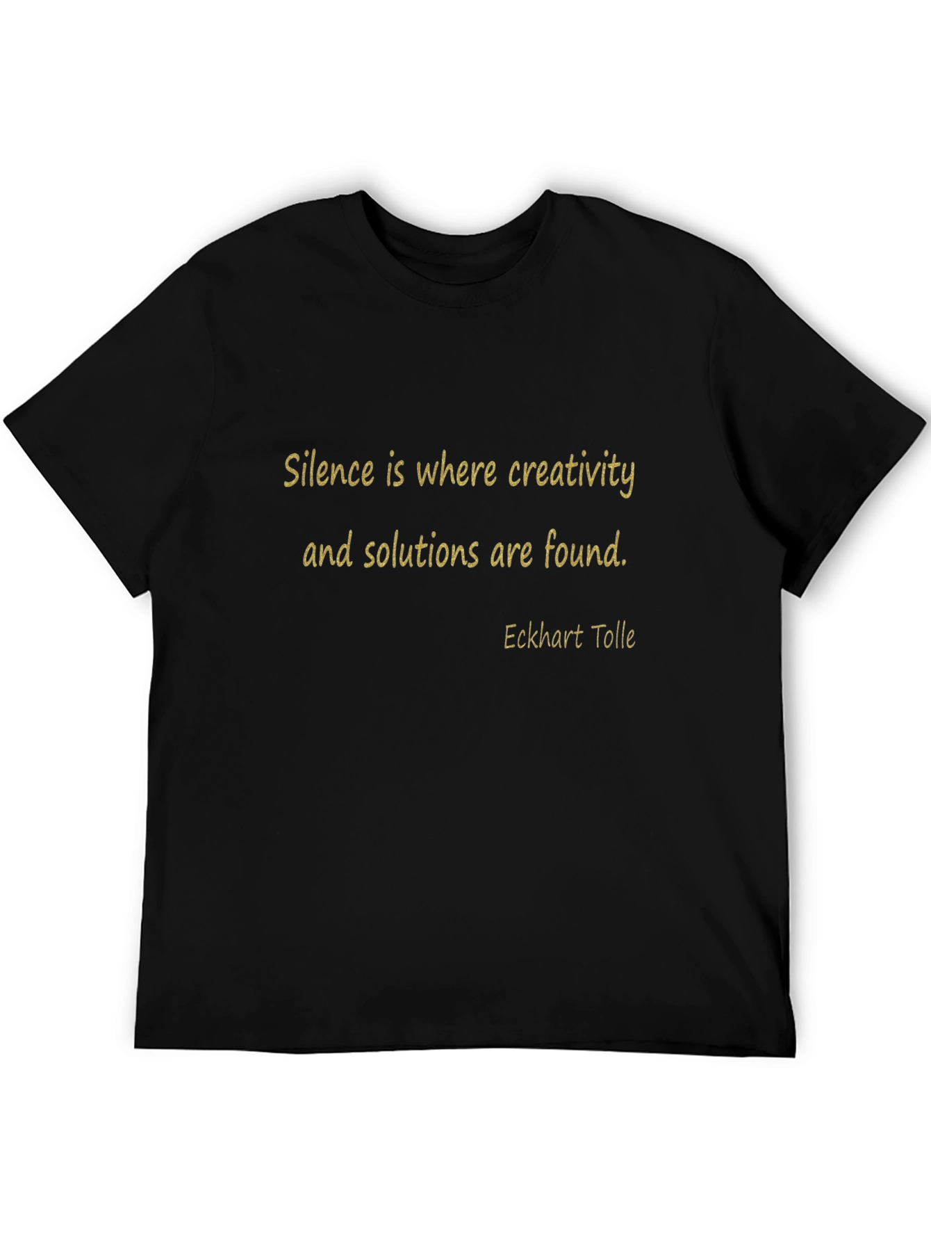Inspirational Quote T-Shirt - Silence Creativity