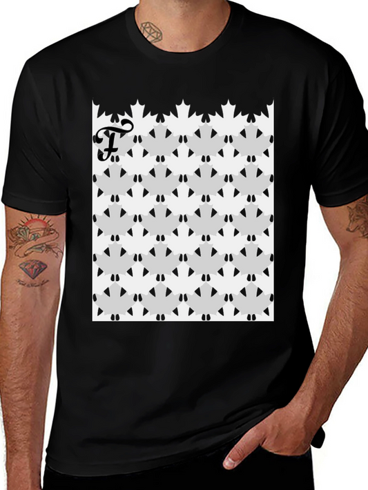 Modern Patterned T-Shirt