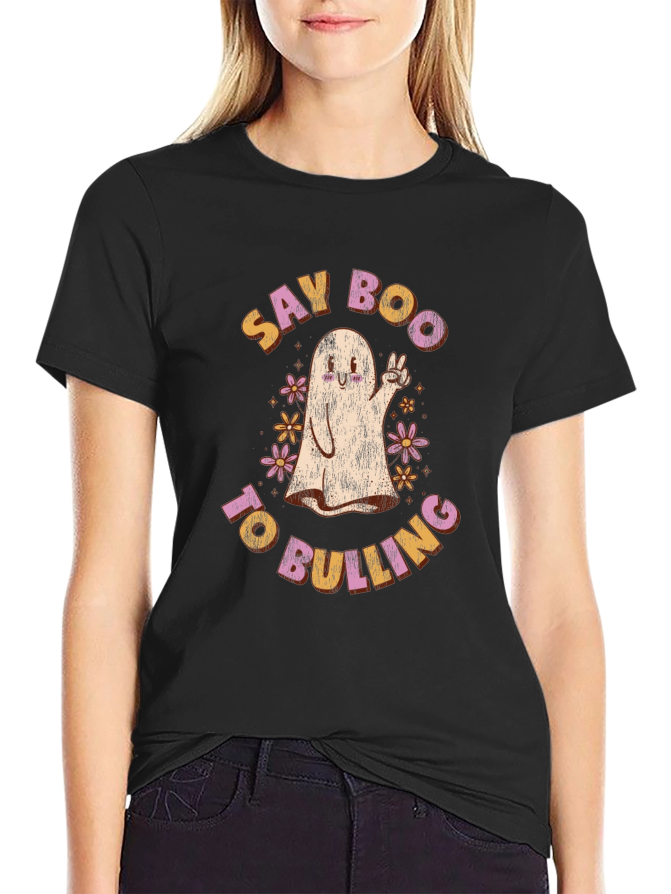 Say Boo to Bullying Graphic T-Shirt