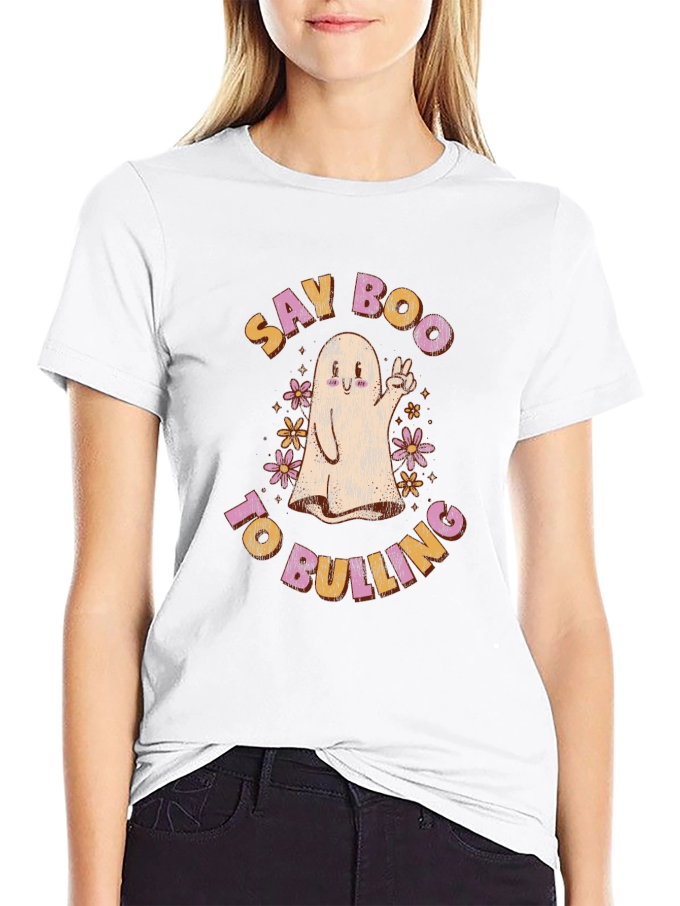 Say Boo to Bullying Graphic T-Shirt