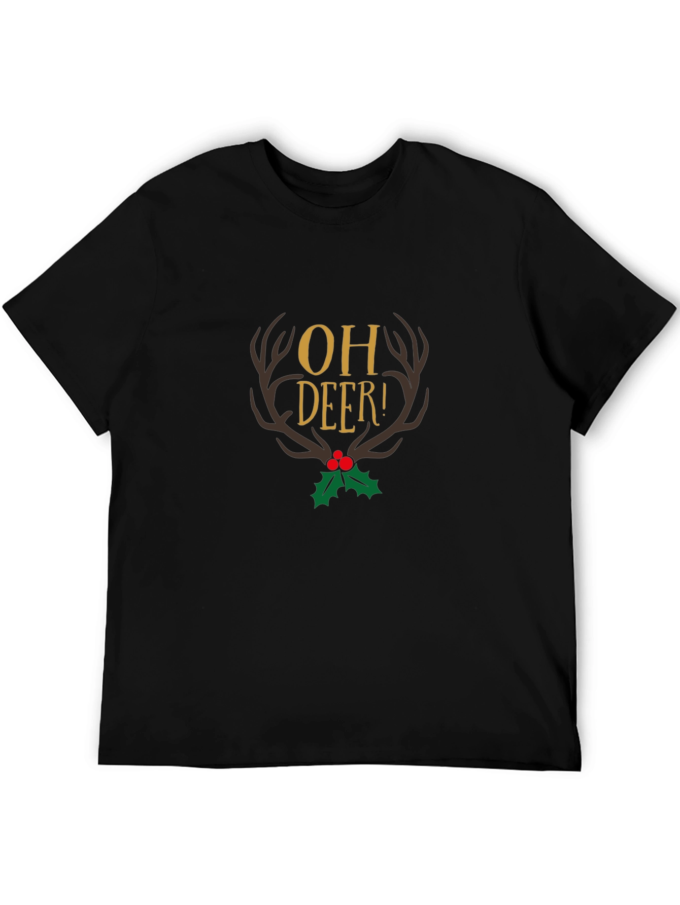 Oh Deer Christmas Graphic T-Shirt