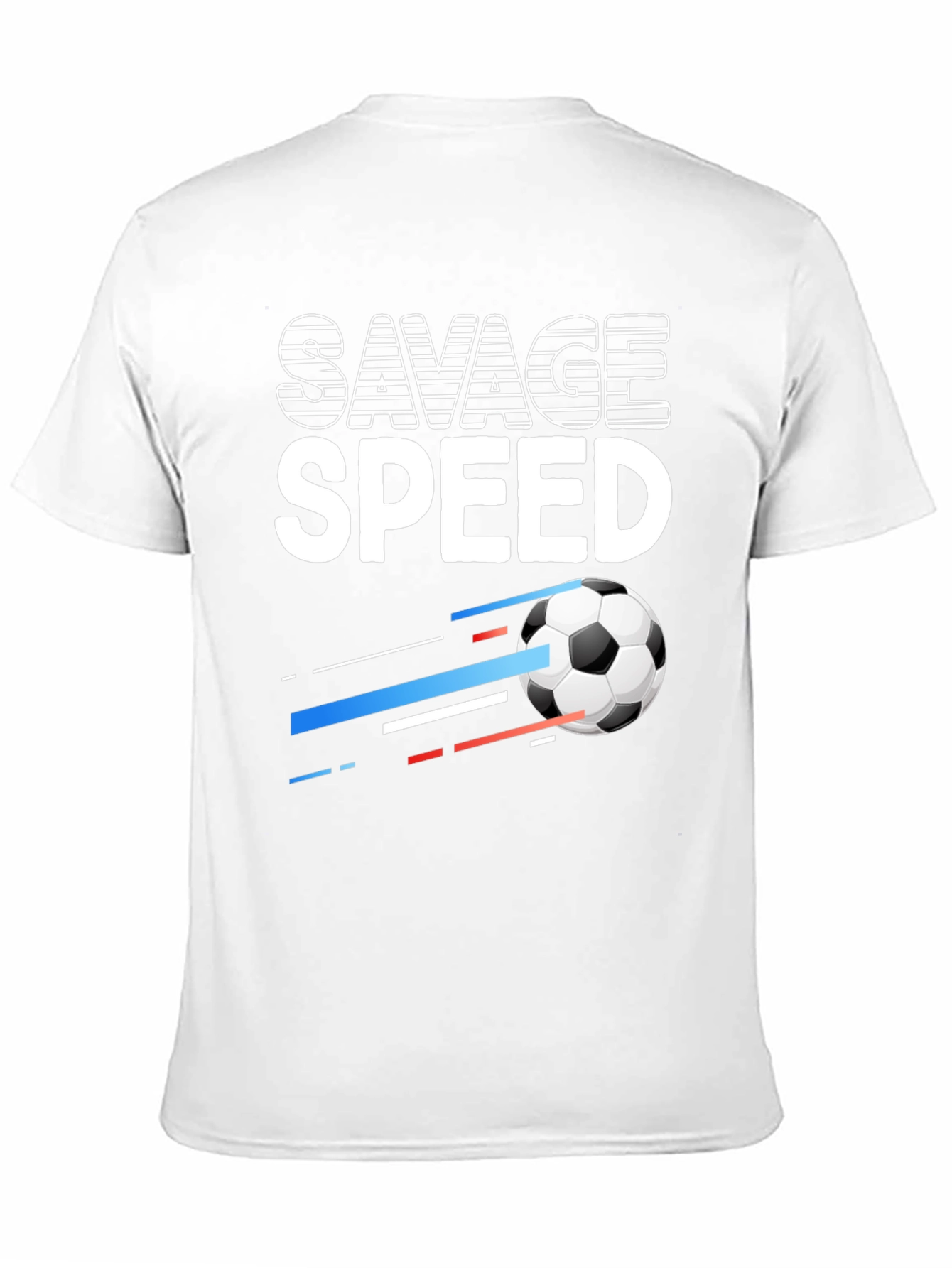 Savage Speed Soccer Ball Graphic Tee - Black