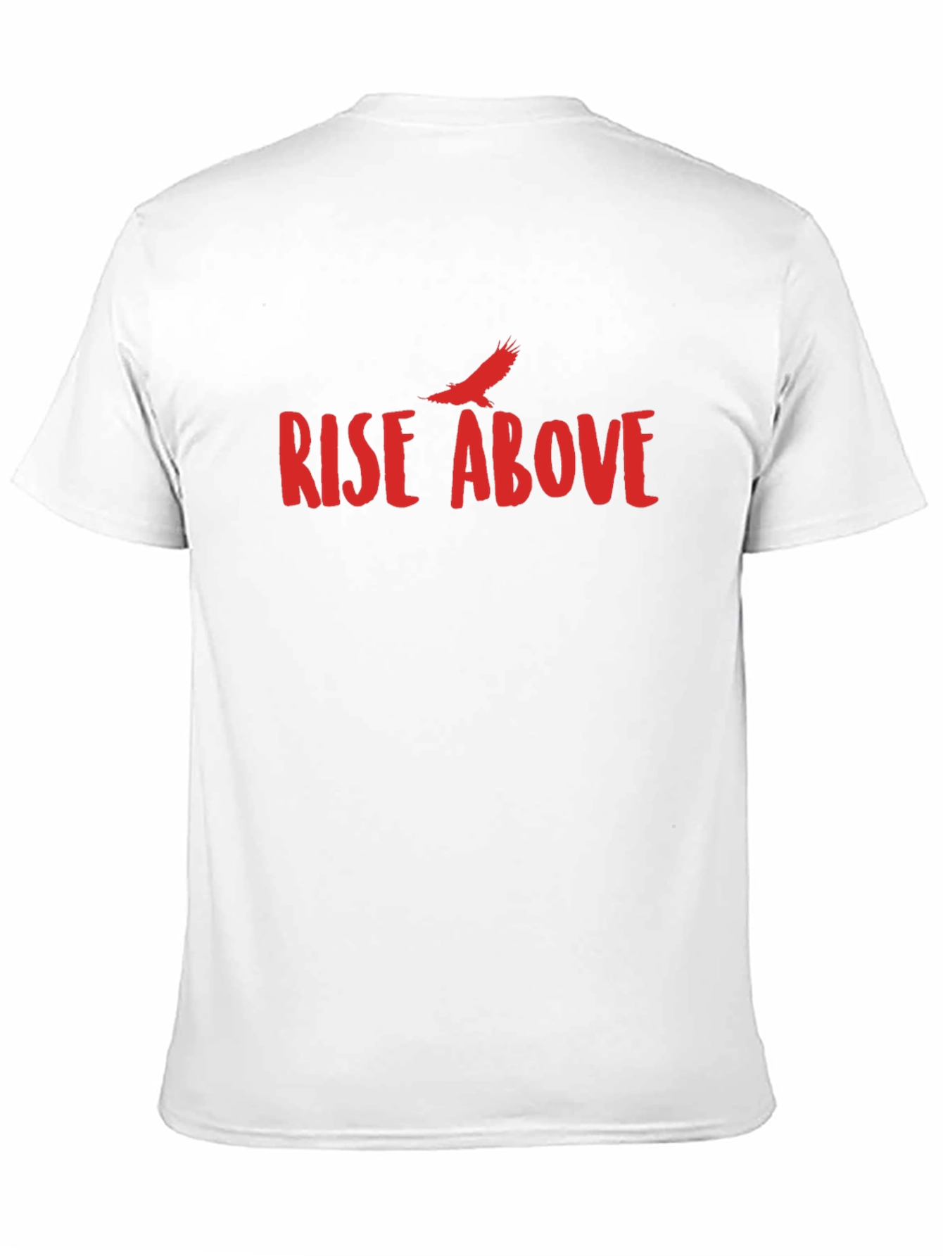 Rise Above Graphic Tee - Black Cotton