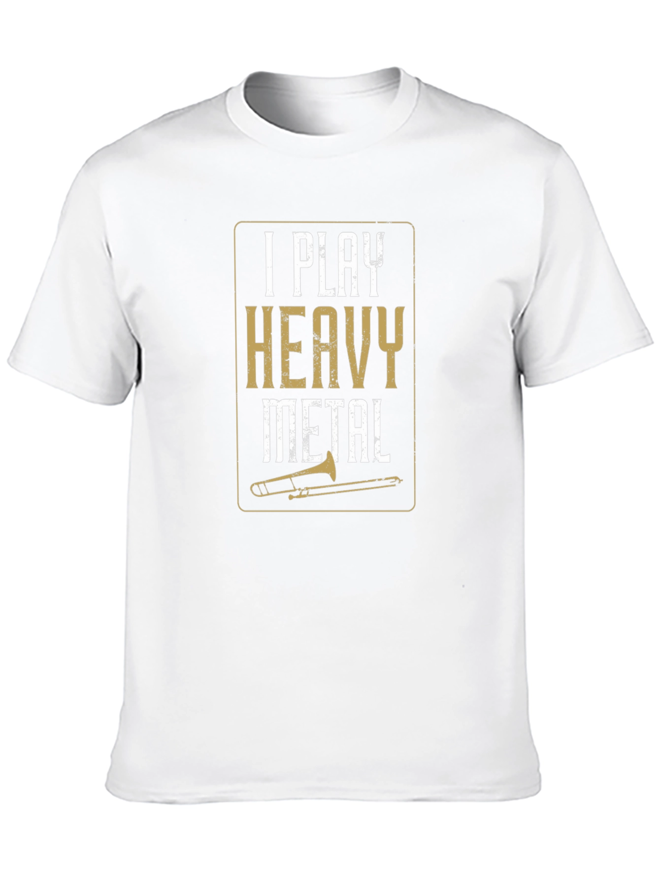 I Play Heavy Metal Trombone T-Shirt