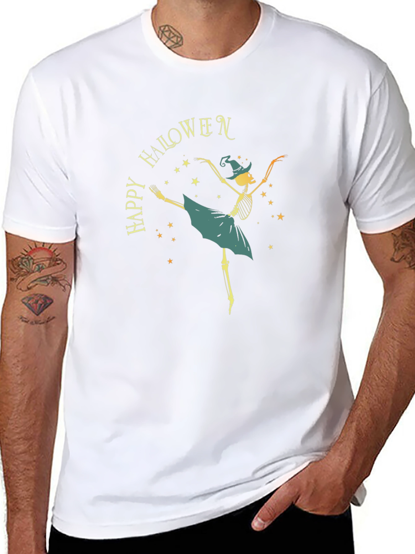 Happy Halloween Skeleton Ballerina T-Shirt