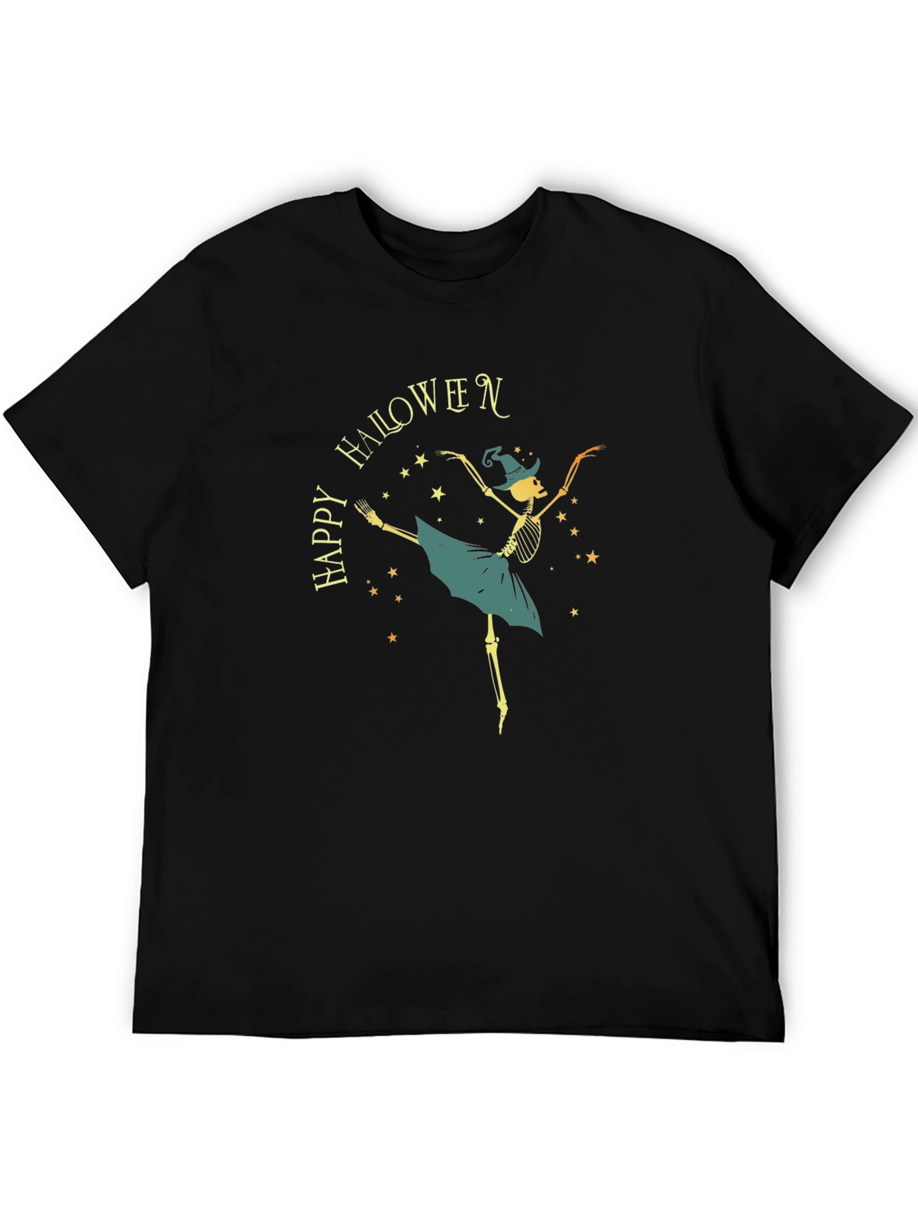 Happy Halloween Skeleton Ballerina T-Shirt