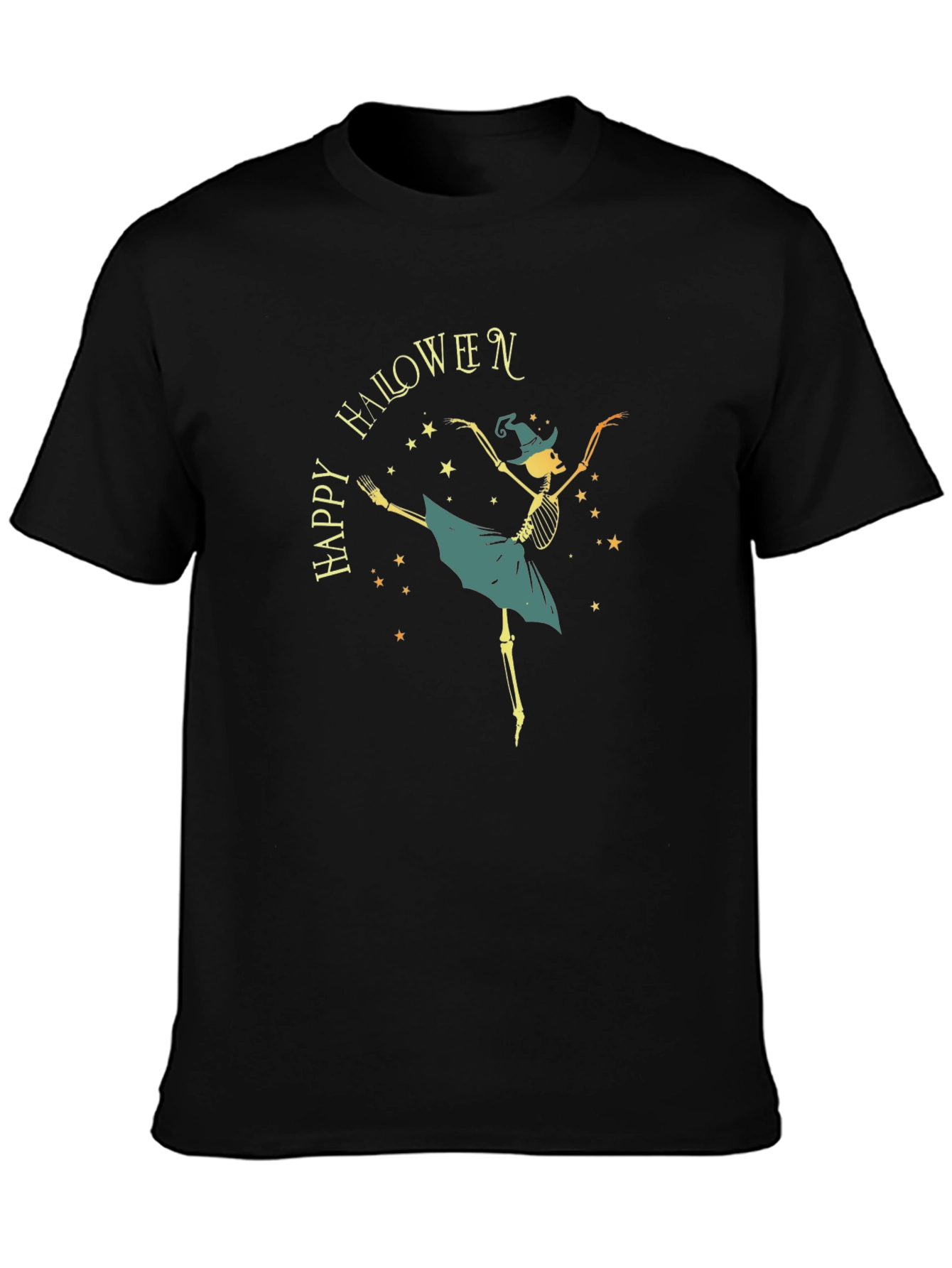 Happy Halloween Skeleton Ballerina T-Shirt