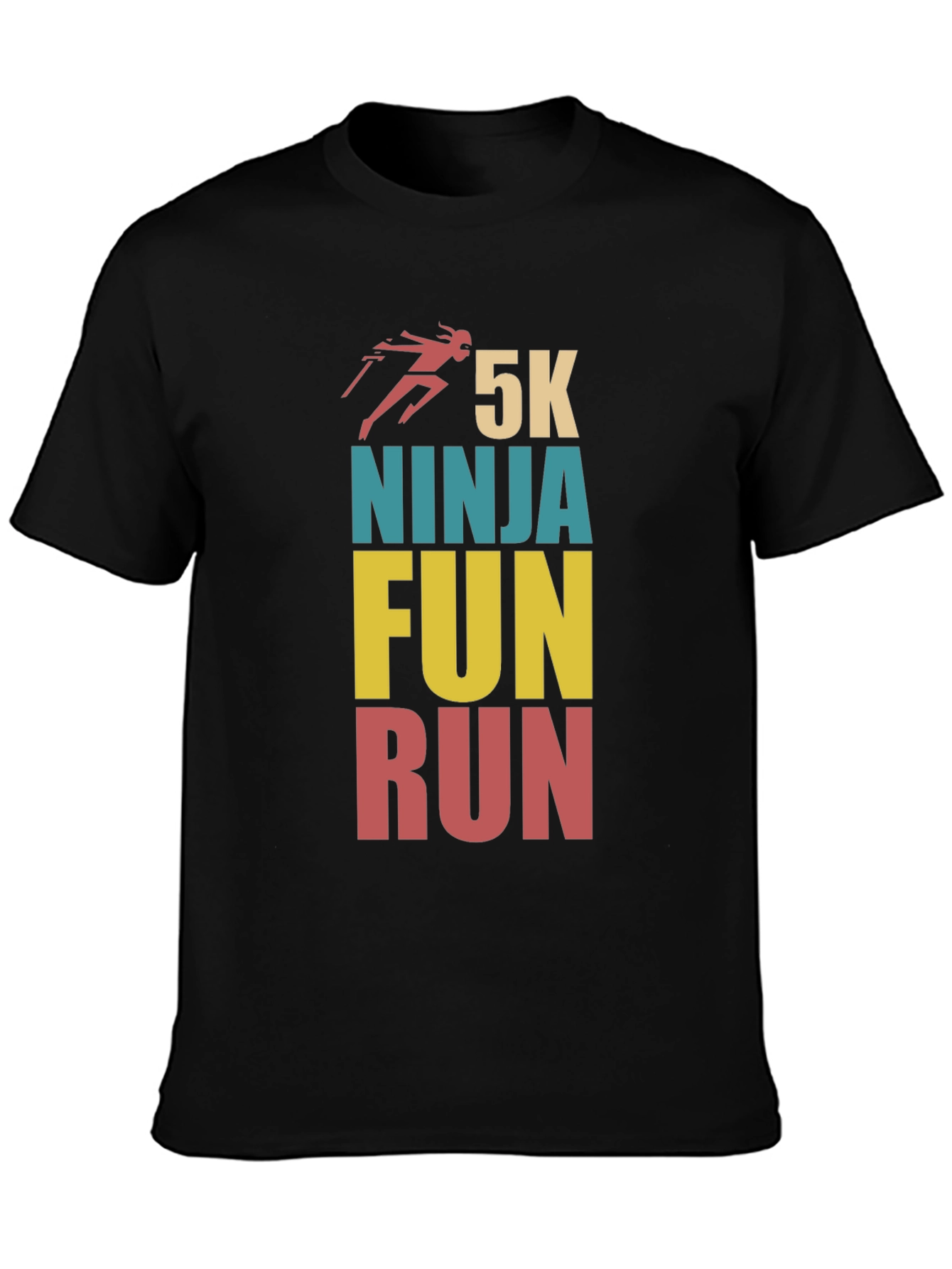 5K Ninja Fun Run Graphic T-Shirt