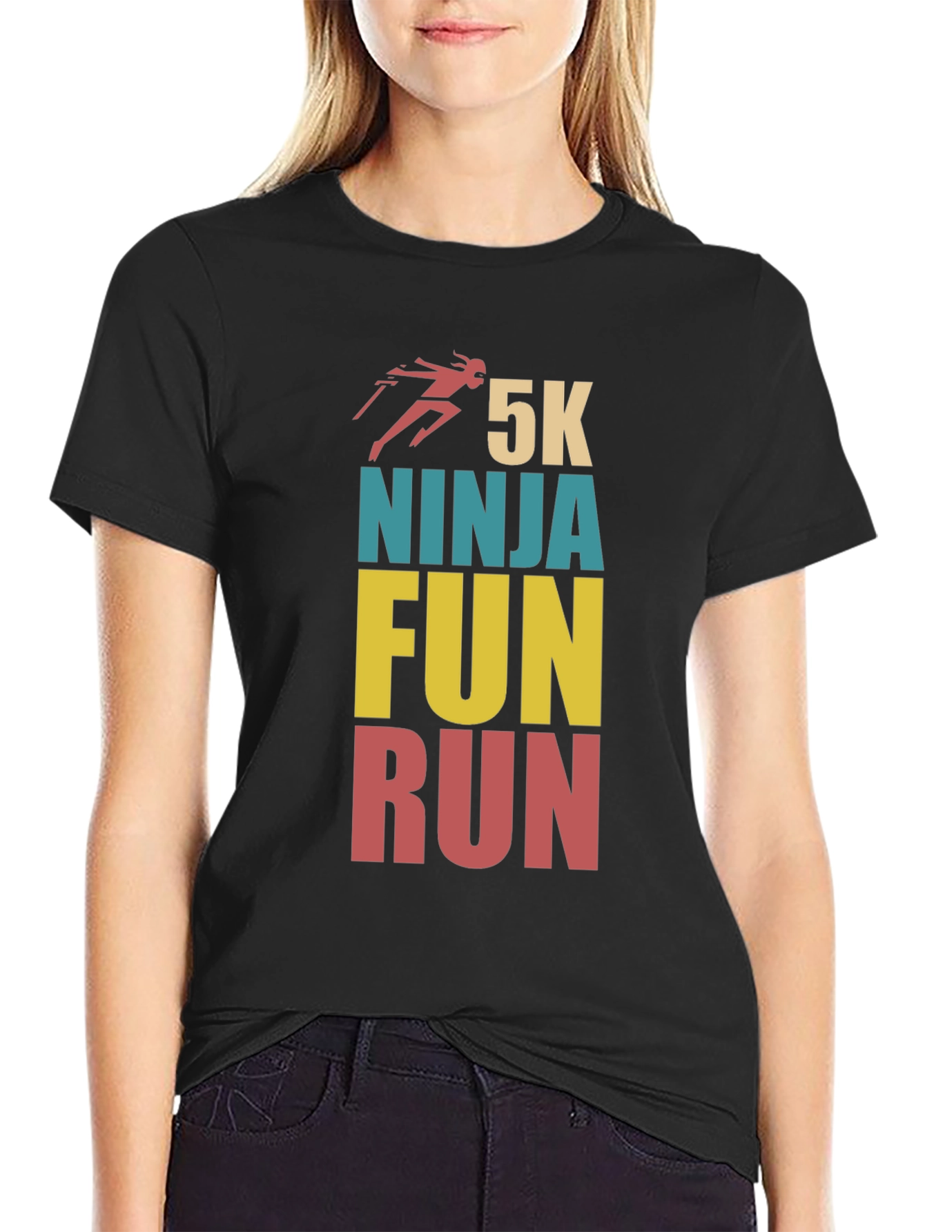 5K Ninja Fun Run Graphic T-Shirt