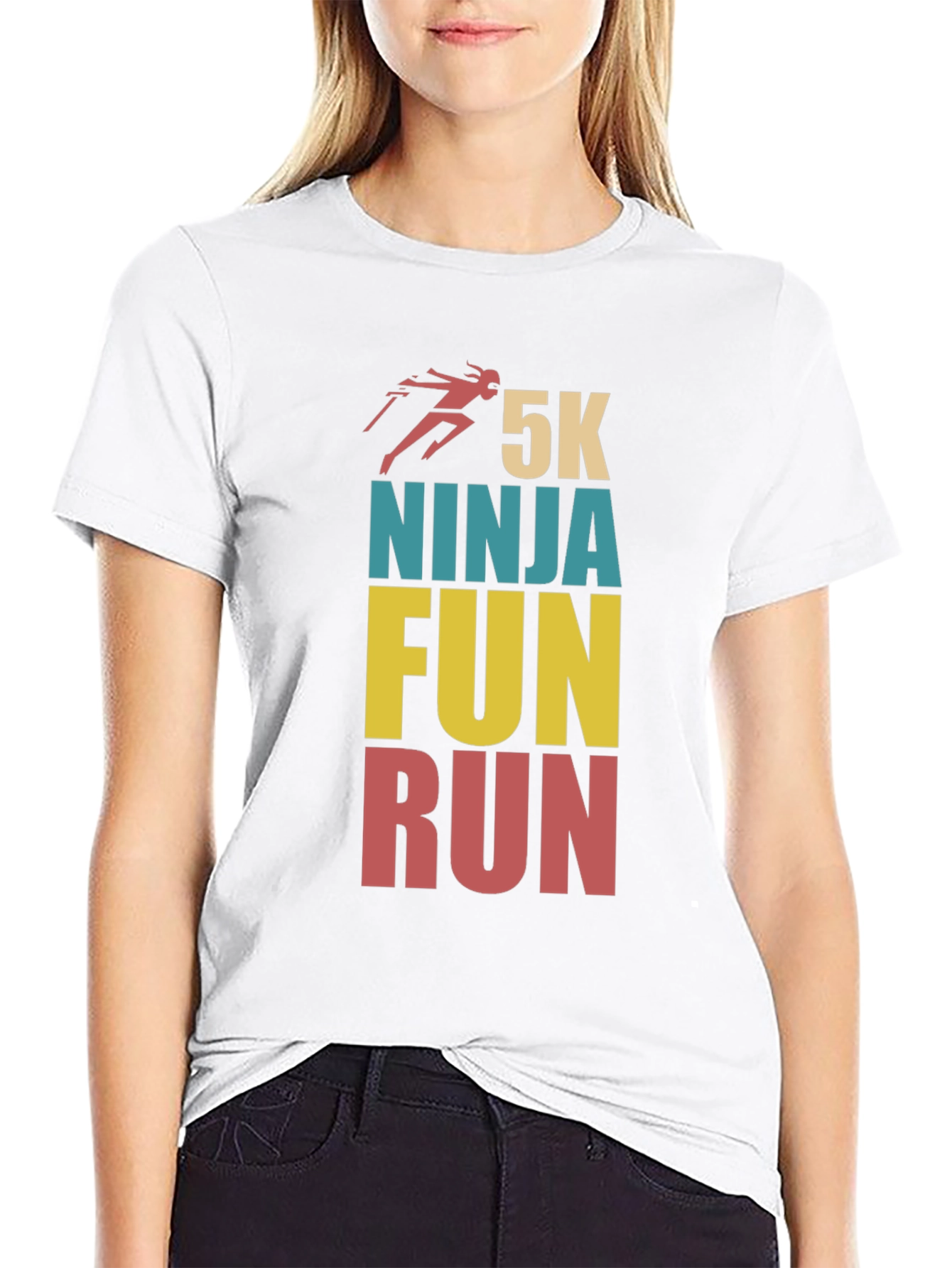 5K Ninja Fun Run Graphic T-Shirt