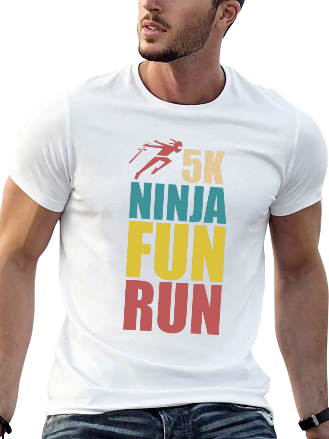 5K Ninja Fun Run Graphic T-Shirt