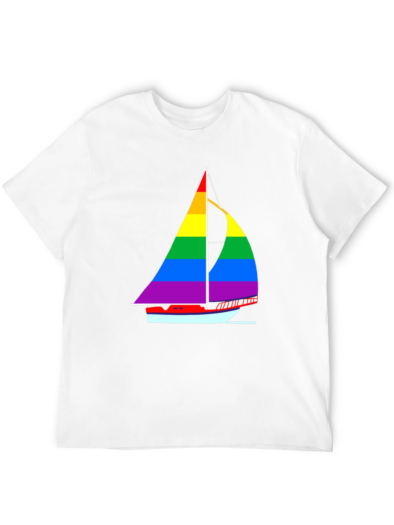 Rainbow Sailboat T-Shirt