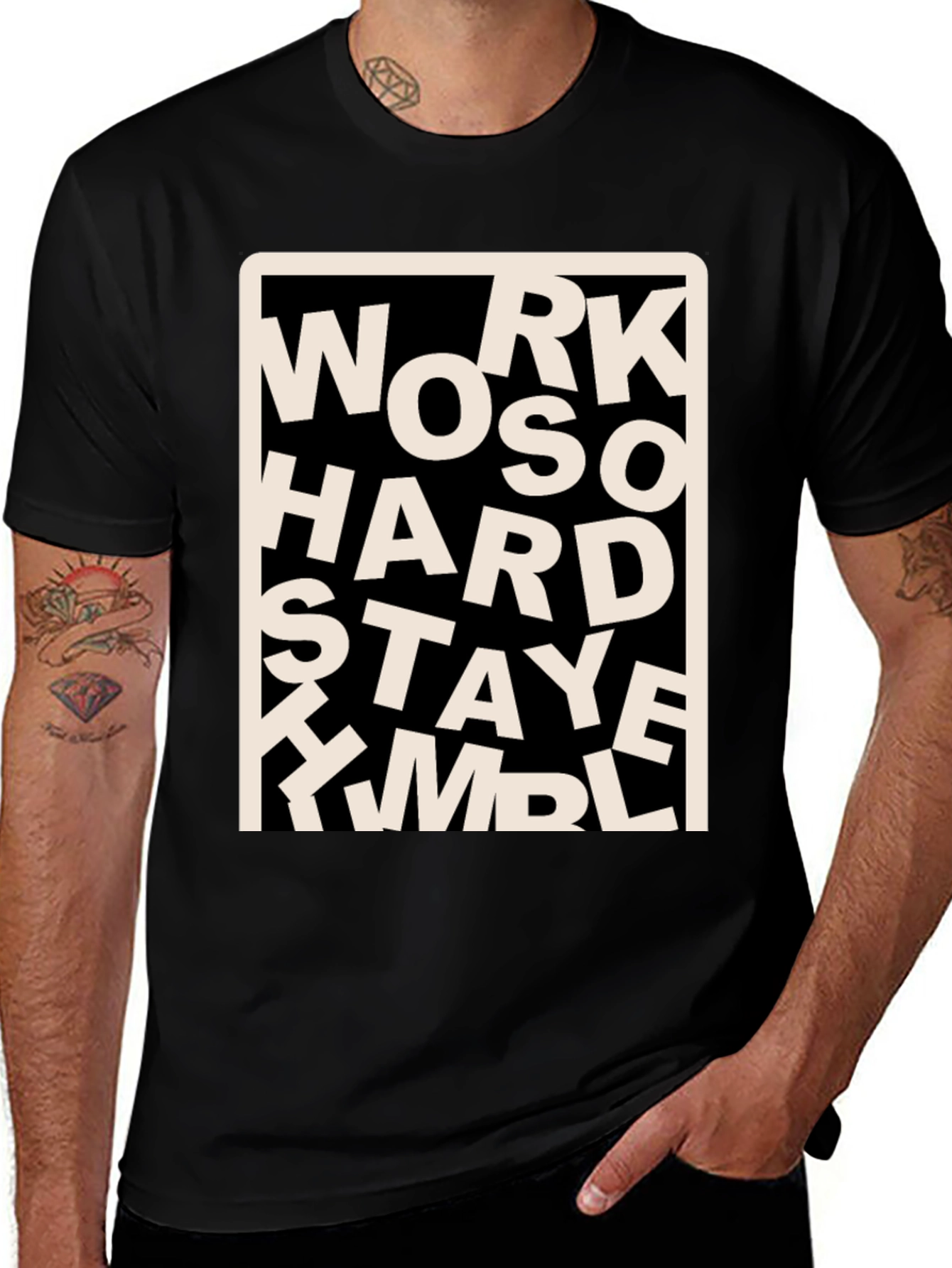 Work Hard Stay Humble Graphic Tee