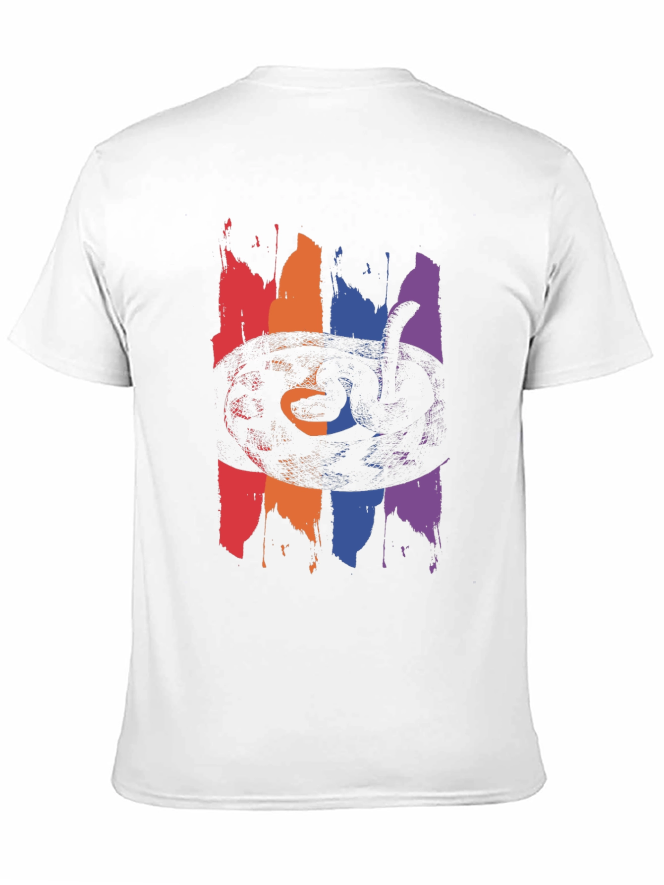 Mens Snake Graphic Tee - Black