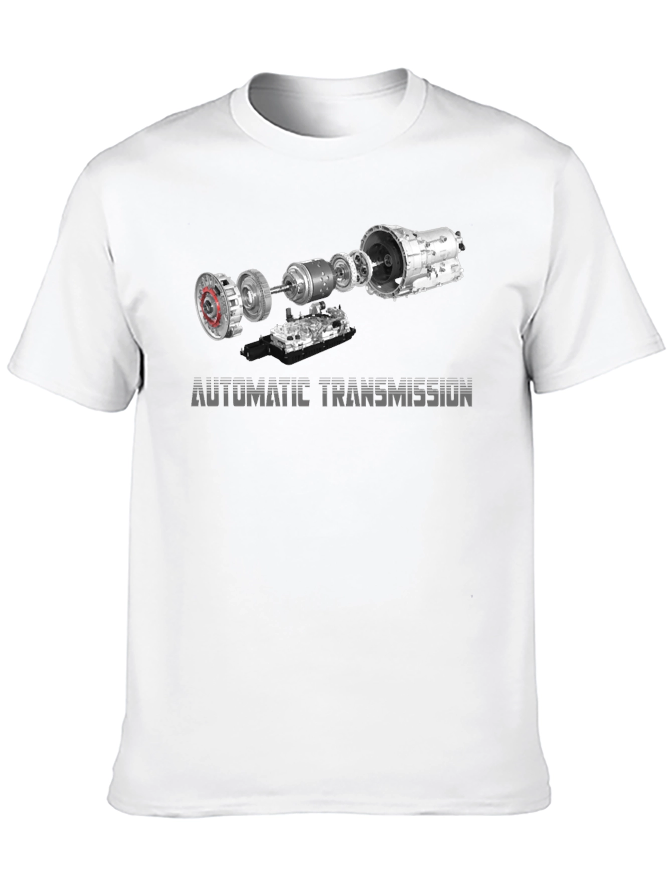 Automatic Transmission Exploded View Black T-Shirt