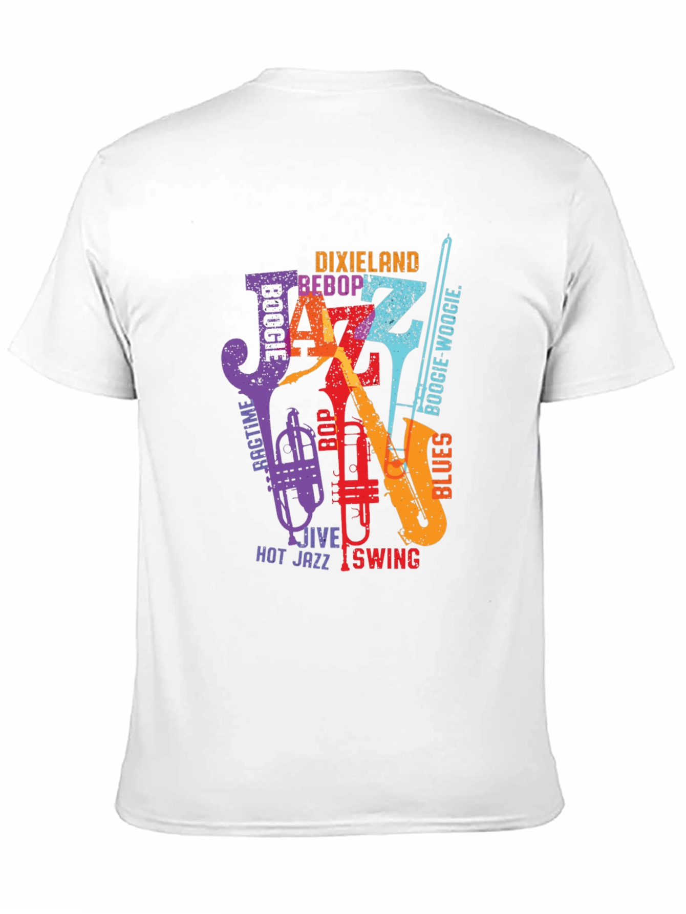 Jazz Music T-Shirt - Dixieland Bebop Boogie Woogie