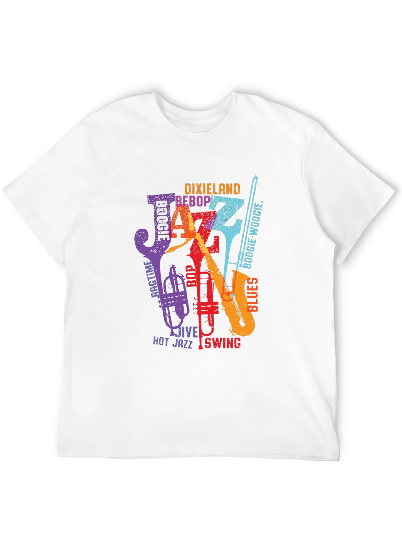 Jazz Music T-Shirt - Dixieland Bebop Boogie Woogie