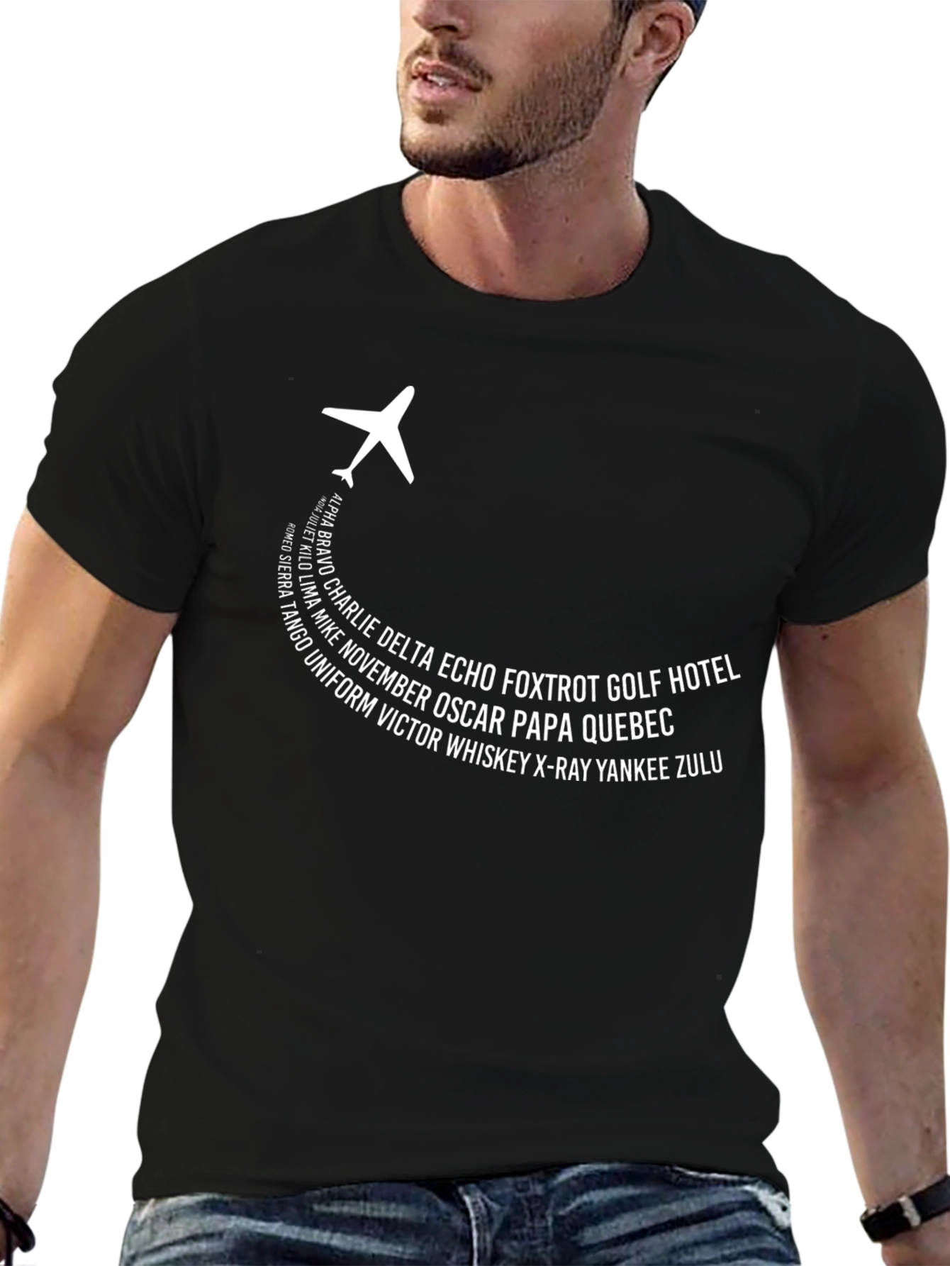 Aviation Alphabet T-Shirt - Pilot Phrase Design