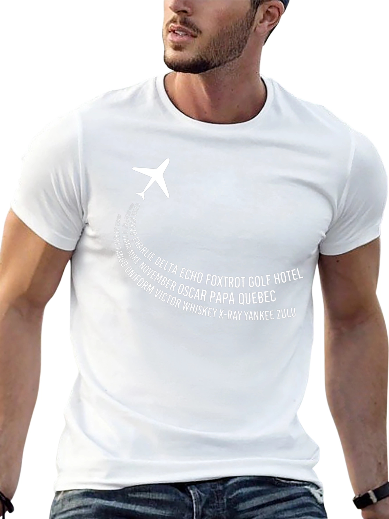 Aviation Alphabet T-Shirt - Pilot Phrase Design