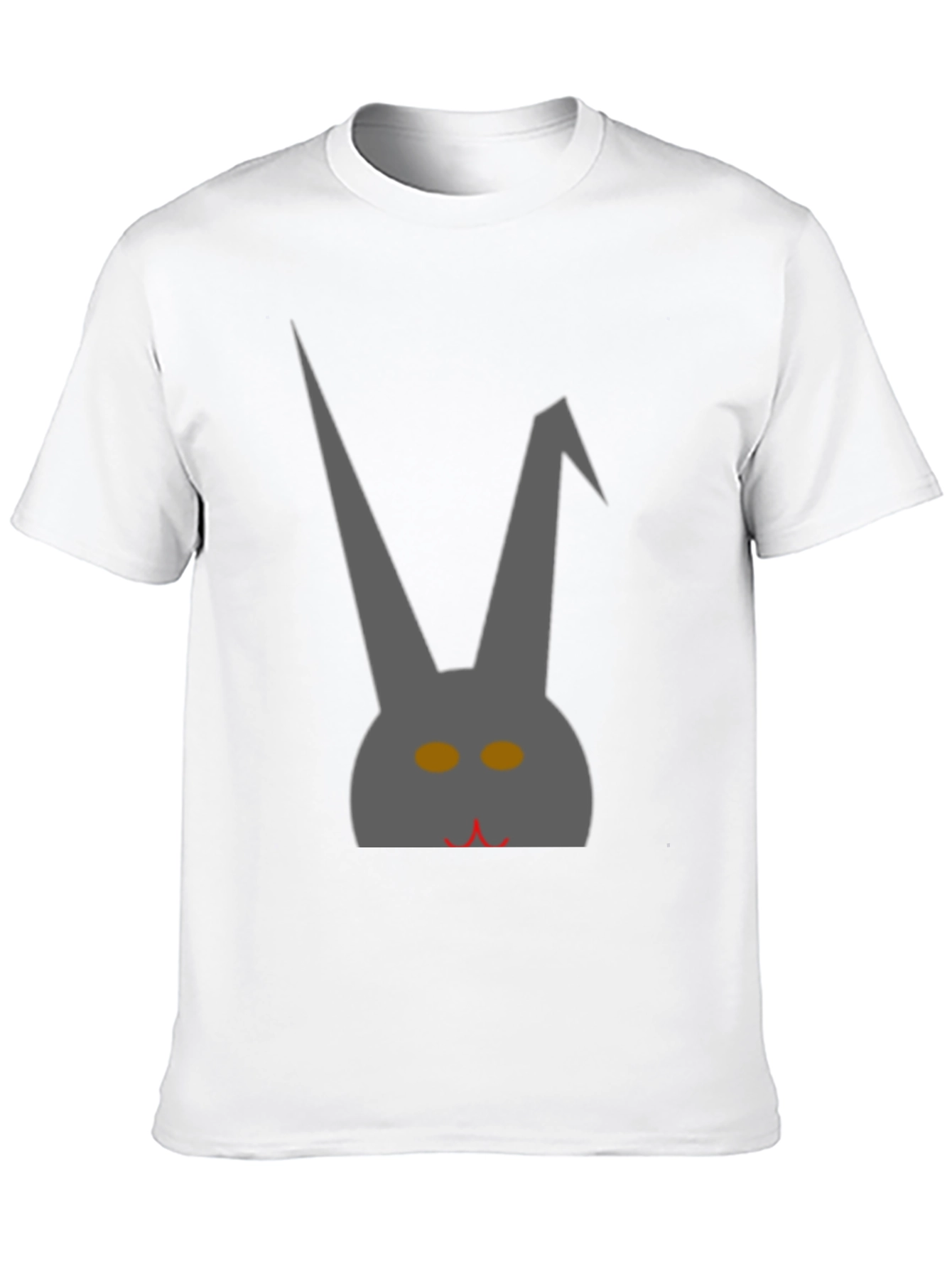 Grey Bunny Graphic Tee - Unique Stylish Design