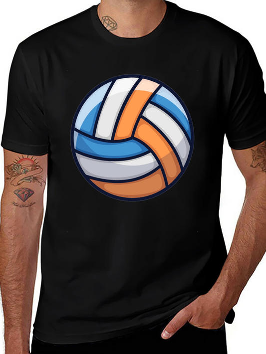 Volleyball Graphic Tee - Sporty Casual T-Shirt