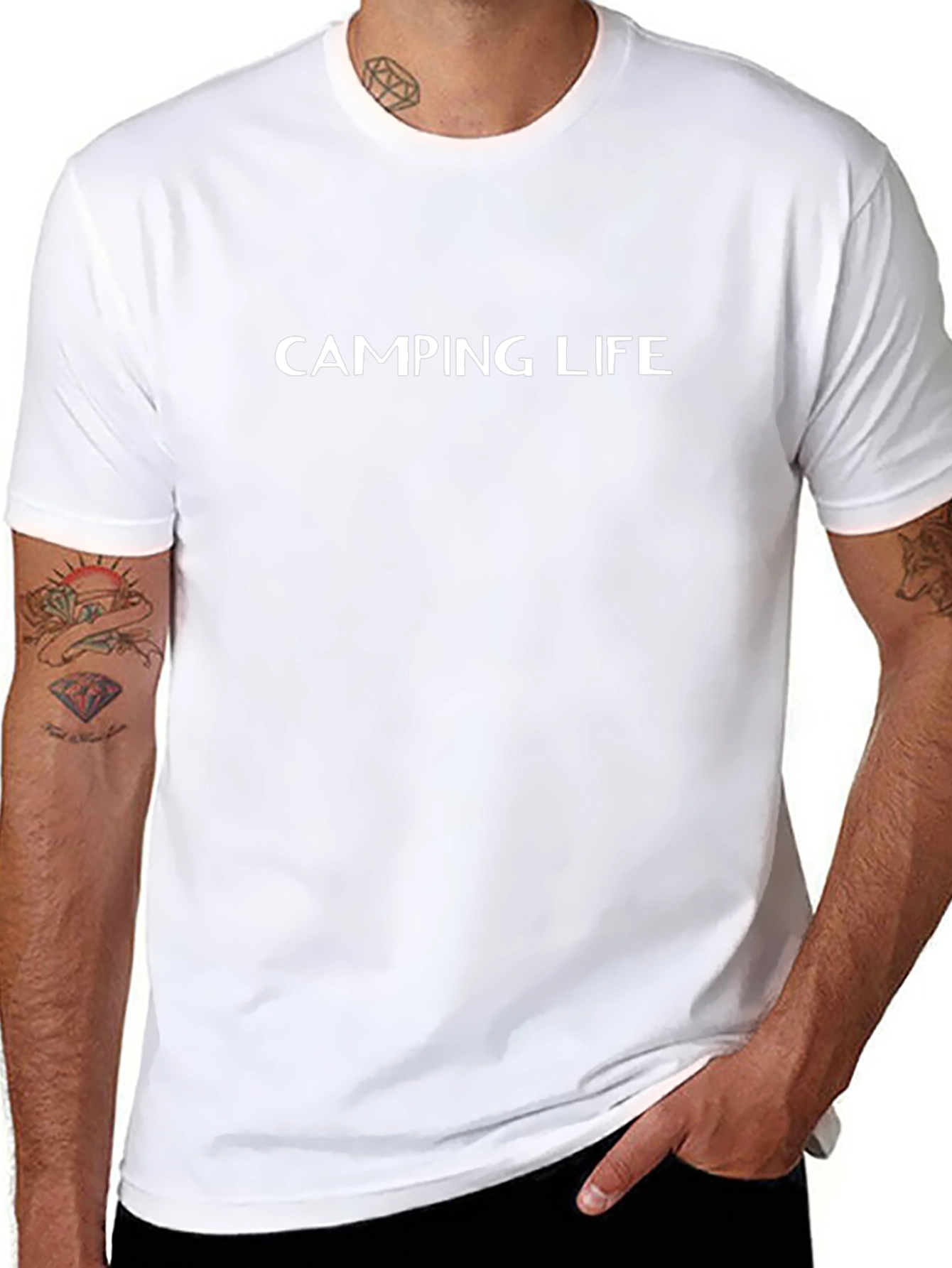 Camping Life Black T-Shirt