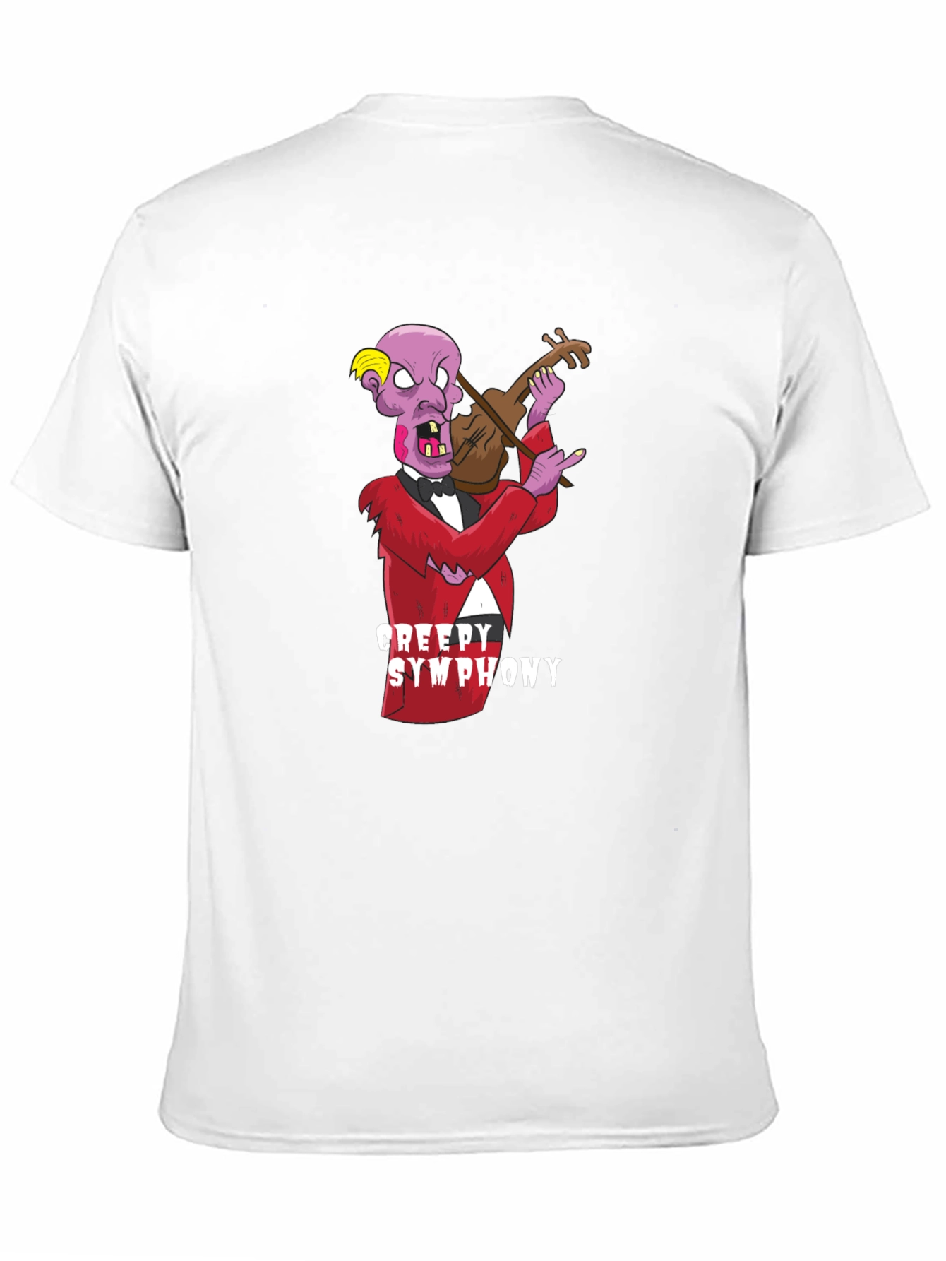 Creepy Symphony Graphic Black T-Shirt