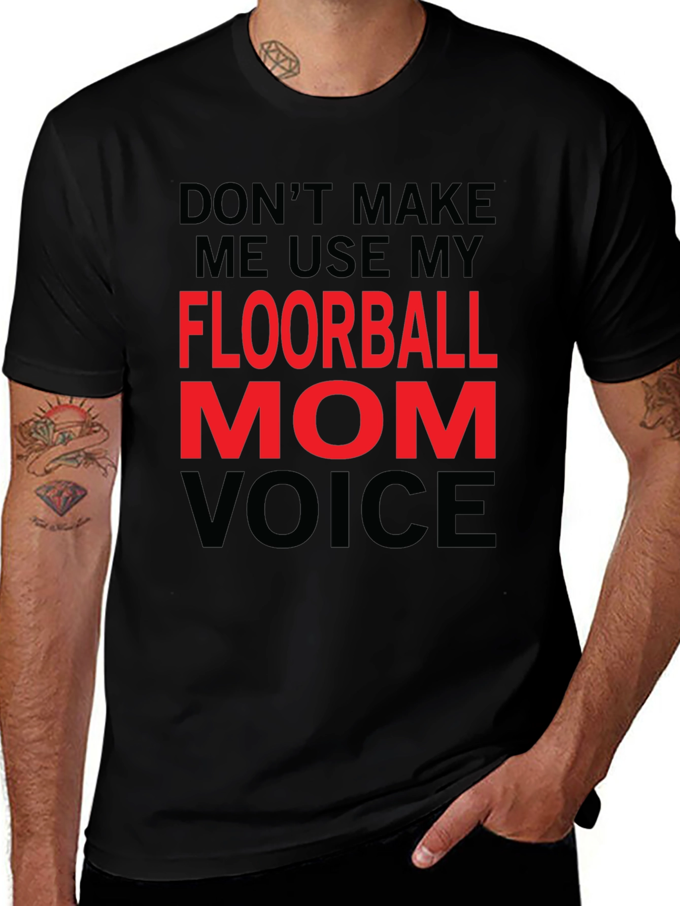 Floorball Mom Voice T-Shirt