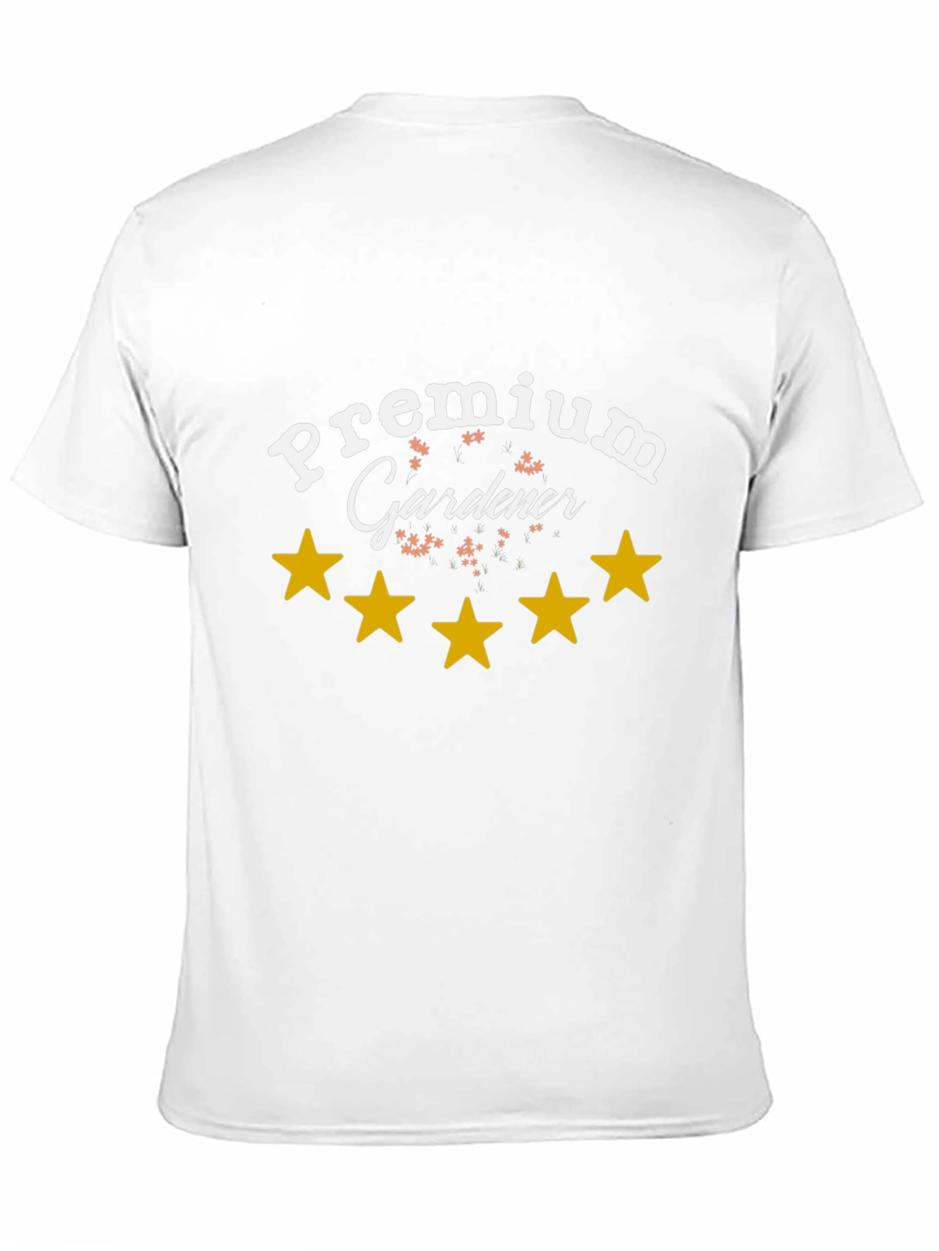 Premium Gardener T-Shirt - Five Star Design