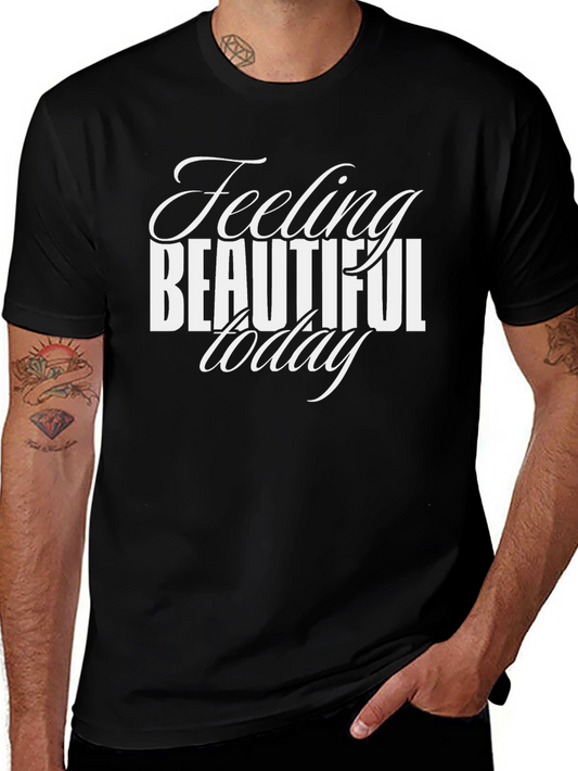 Feeling Beautiful Today Black Graphic Tee