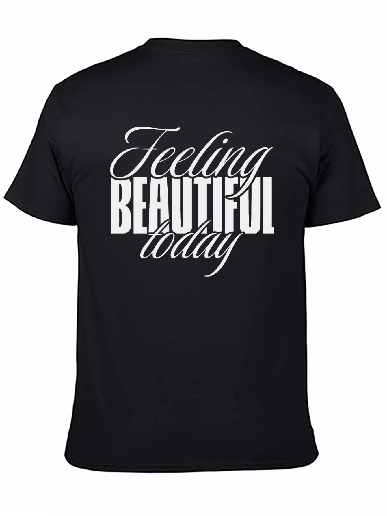 Feeling Beautiful Today Black Graphic Tee