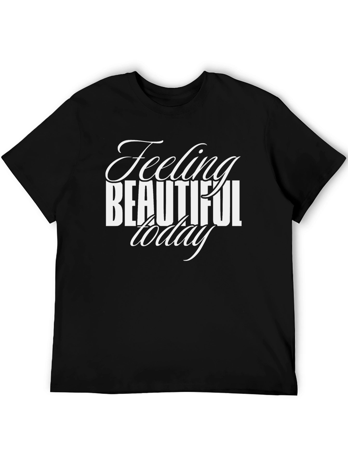 Feeling Beautiful Today Black Graphic Tee